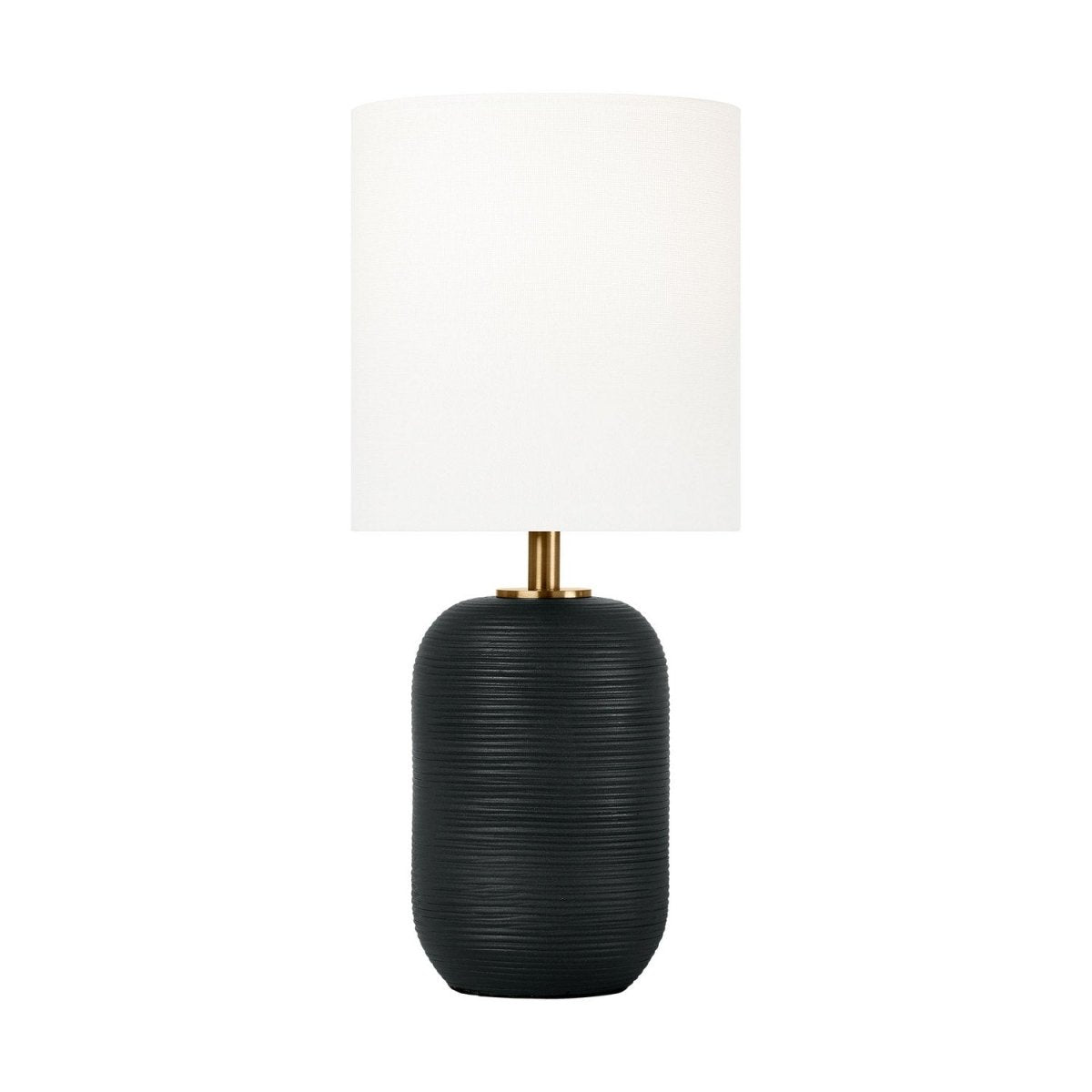 Lampe de table Fanny - Rough Black Ceramic 14 by Visual Comfort Studio | Luminaires & cie