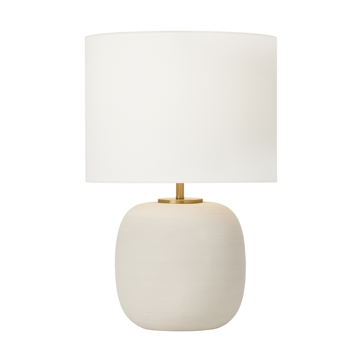 Lampe de table Fanny Wide - Béton mat by Visual Comfort Studio | Luminaires & cie