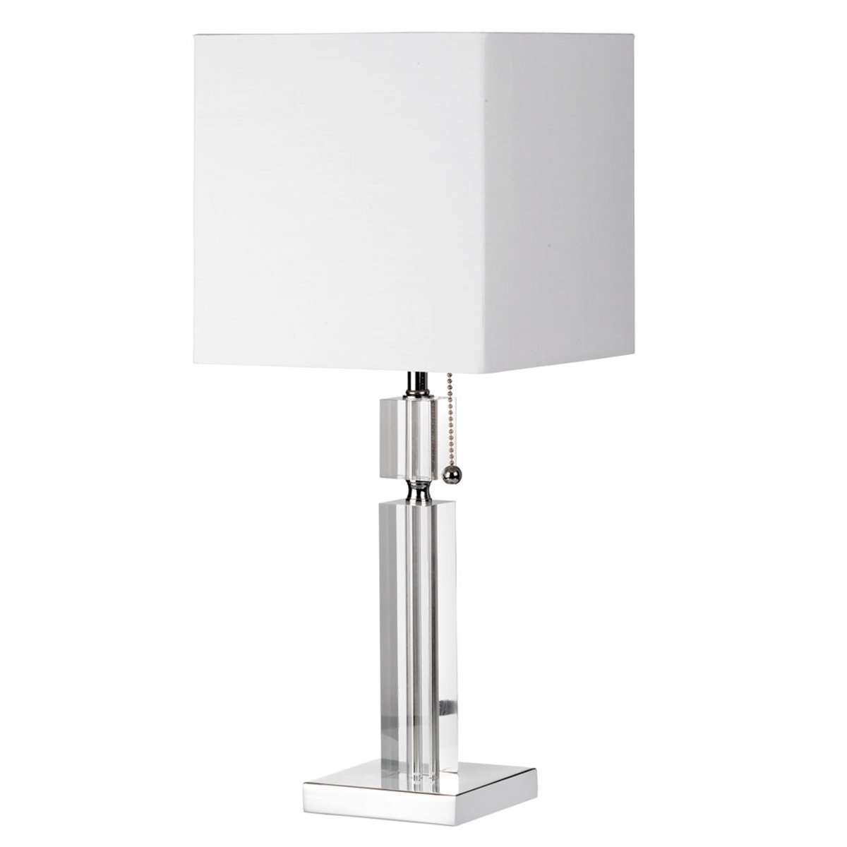 Lampe de table Fernanda - Chrome poli by Dainolite | Luminaires & cie