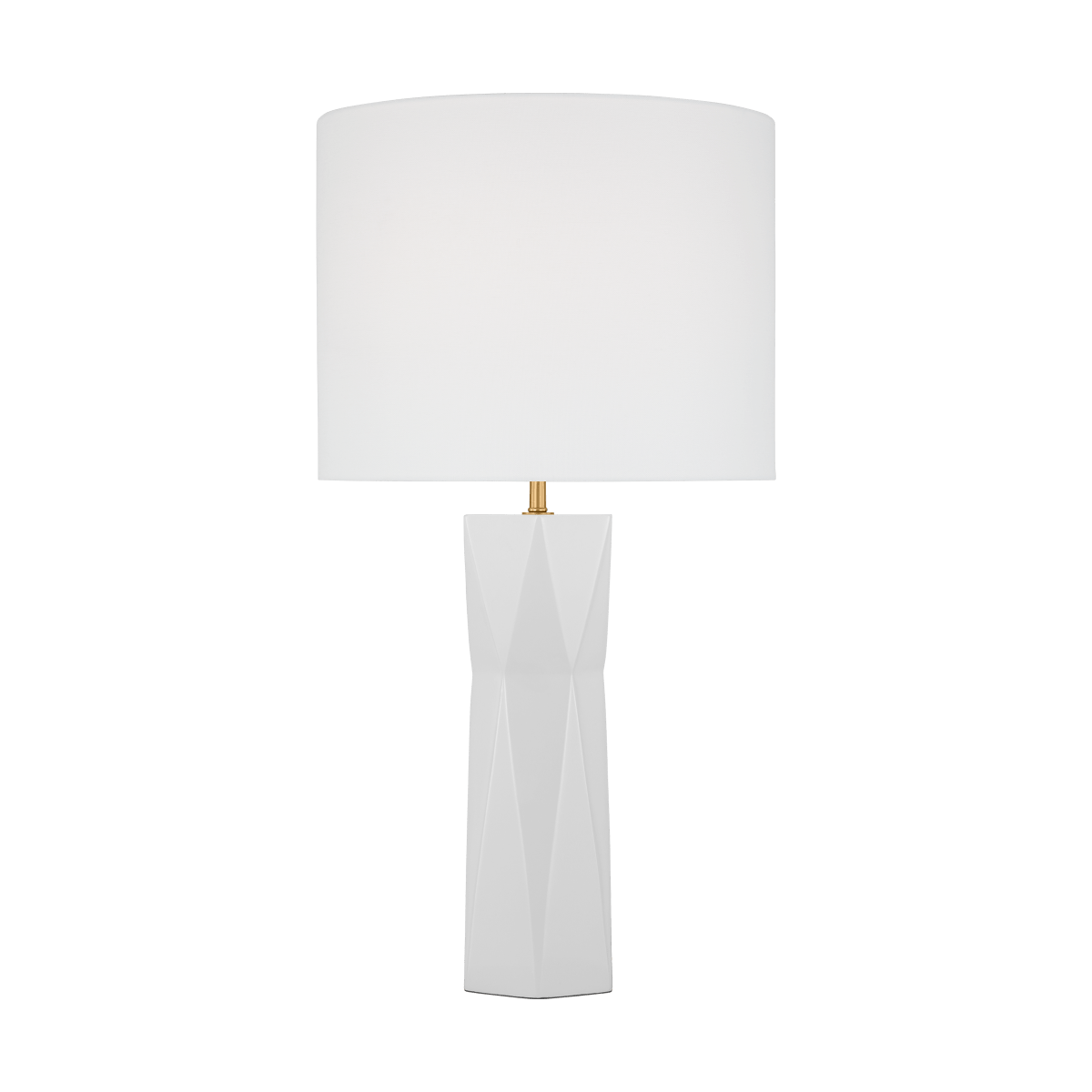 Lampe de table Fernwood - Blanc brillant by Visual Comfort Studio | Luminaires & cie