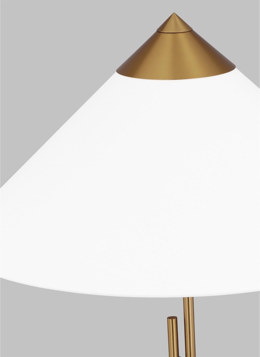 Lampe de table Franklin - Laiton brûlé et bronze profond by Visual Comfort Studio | Luminaires & cie