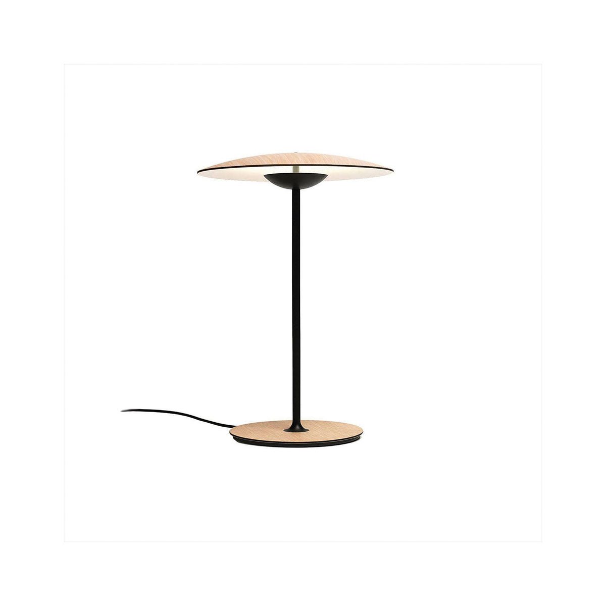 Lampe de table Ginger - Chêne/Blanc Ginger S (12.5") by Marset | Luminaires & cie