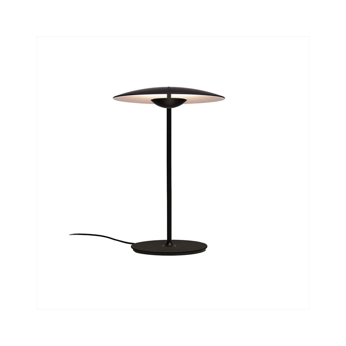Lampe de table Ginger - Wenge/Blanc Ginger S (12.5") by Marset | Luminaires & cie