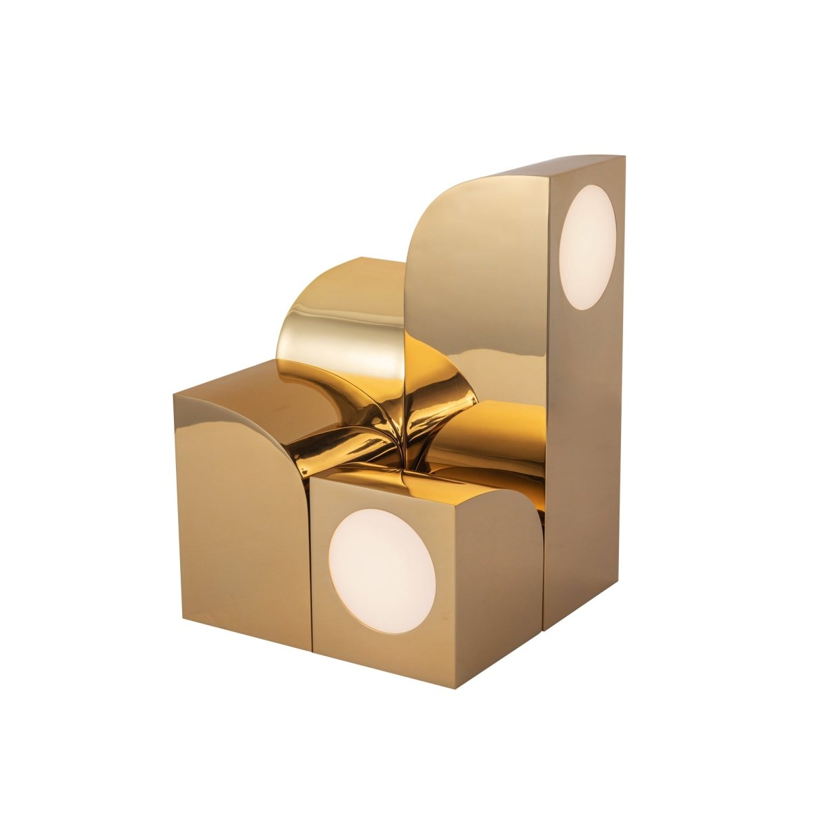 Lampe de table Gypsum - Laiton poli by Kuzco Lighting | Luminaires & cie