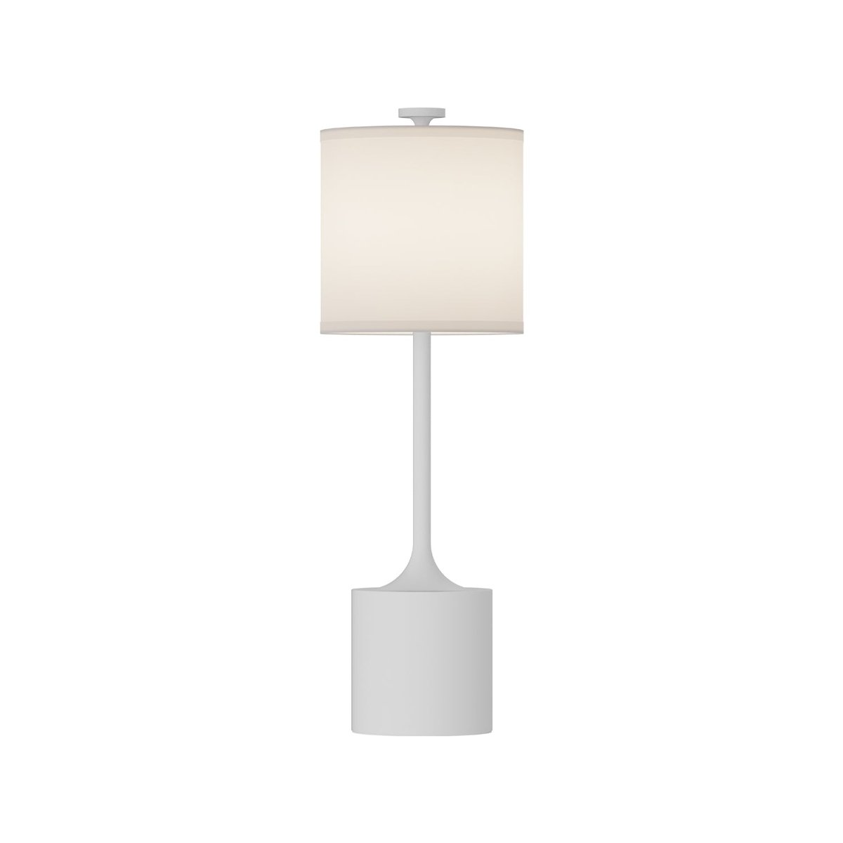 Lampe de table Issa - Lin blanc / ivoire by Alora Lighting | Luminaires & cie