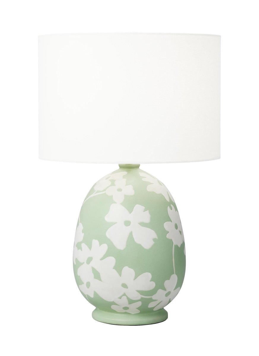 Lampe de table Lila - Vert semi - mat by Visual Comfort Studio | Luminaires & cie