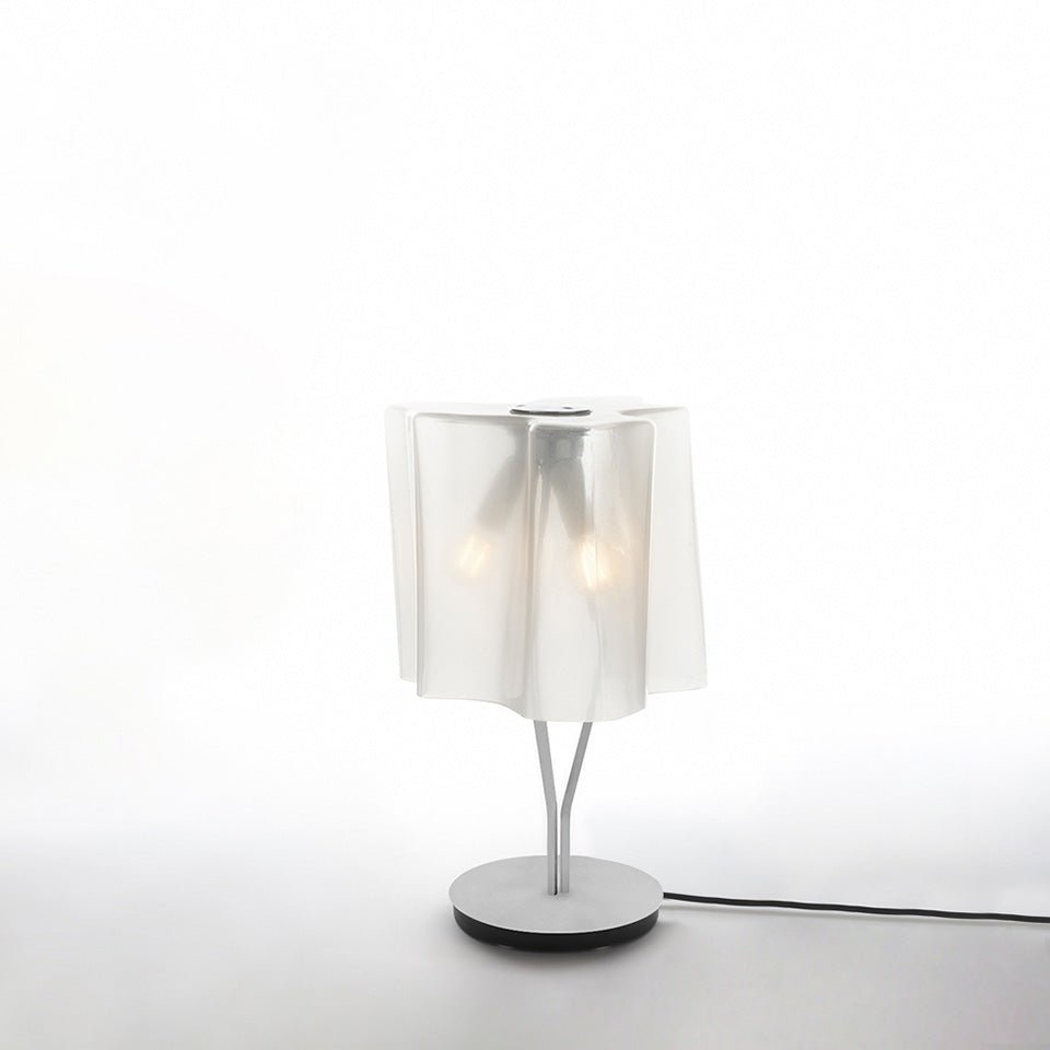 Lampe de table Logico - Mini Gris/Blanc by Artemide | Luminaires & cie
