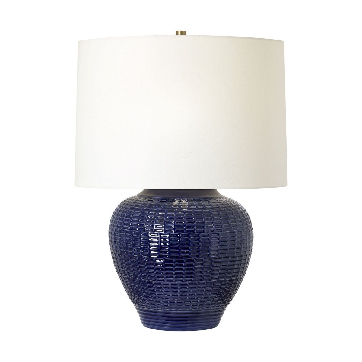 Lampe de table Marcel - Cristal cobalt by Visual Comfort Studio | Luminaires & cie