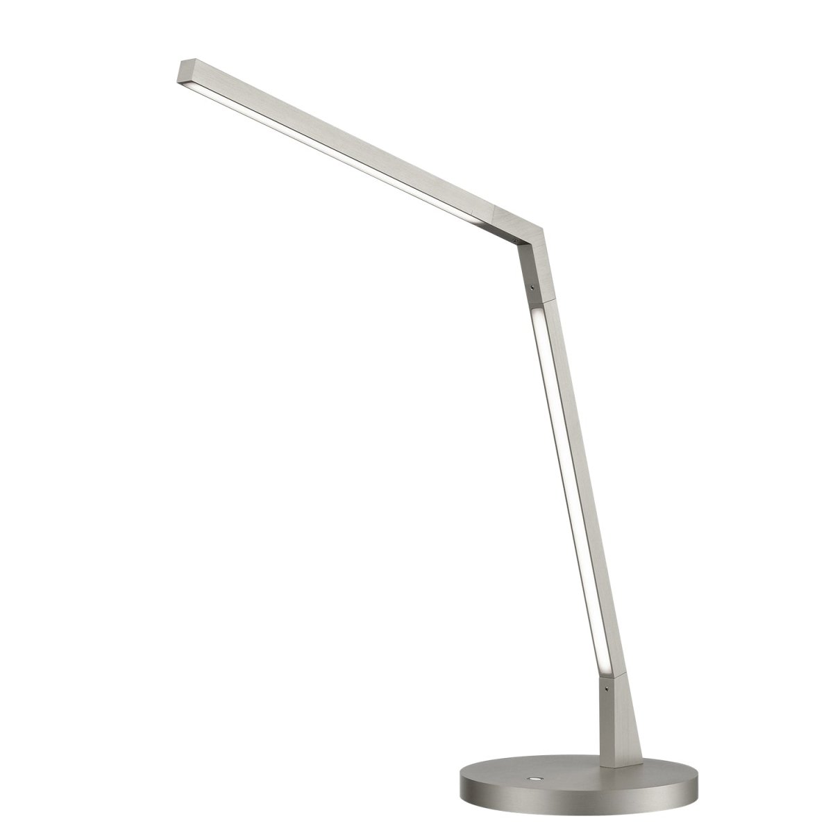 Lampe de table Miter - Nickel brossé by Kuzco Lighting | Luminaires & cie