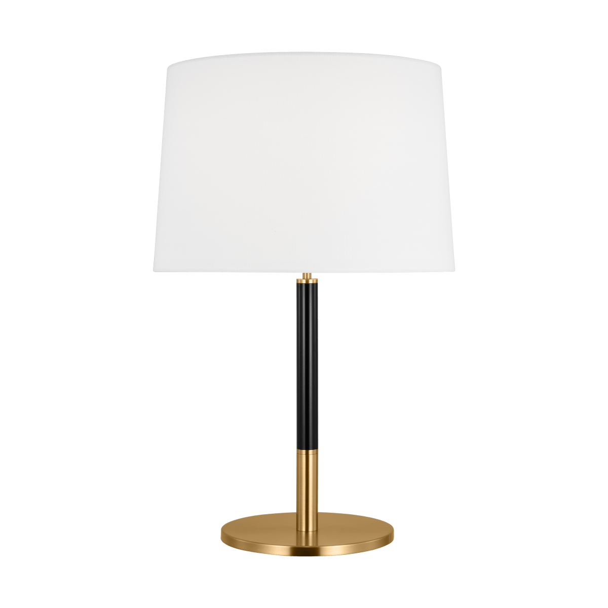 Lampe de table Monroe - Laiton brûlé et noir by Visual Comfort Studio | Luminaires & cie