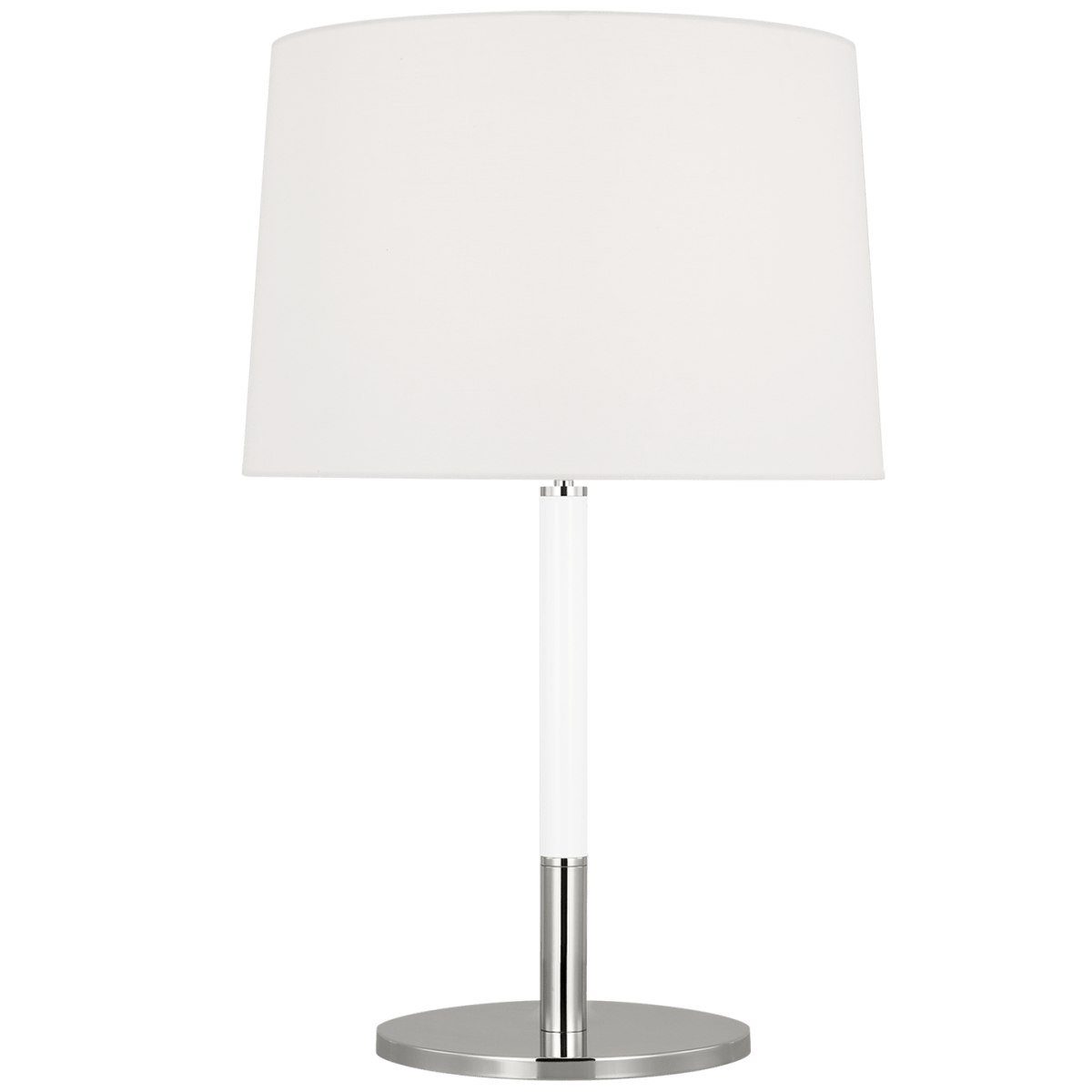 Lampe de table Monroe - Nickel poli by Visual Comfort Studio | Luminaires & cie