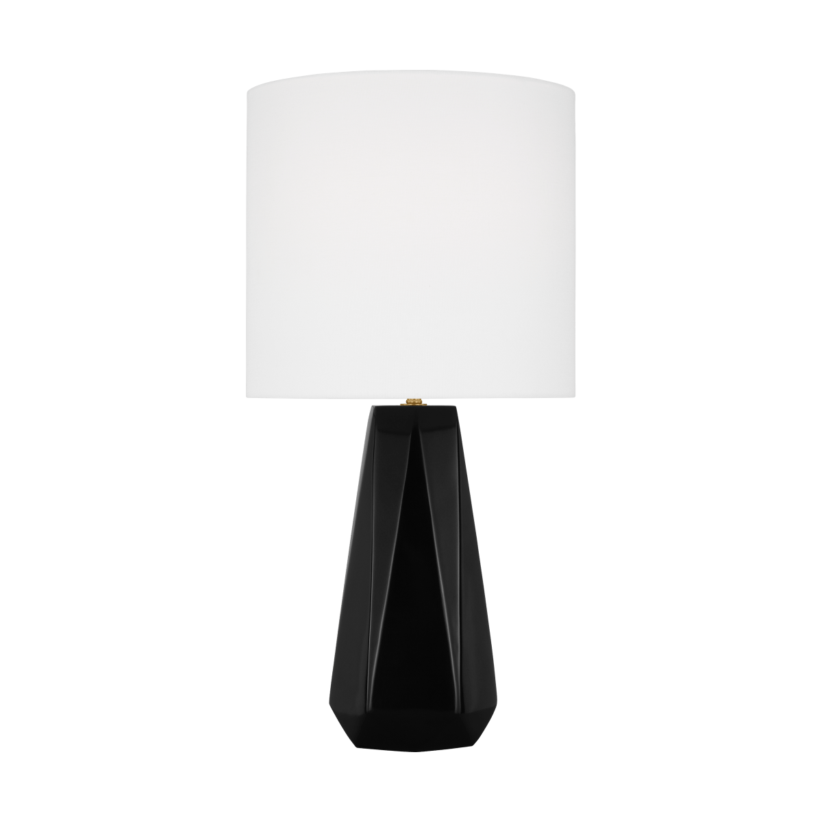 Lampe de table Moresby - Noir brillant by Visual Comfort Studio | Luminaires & cie