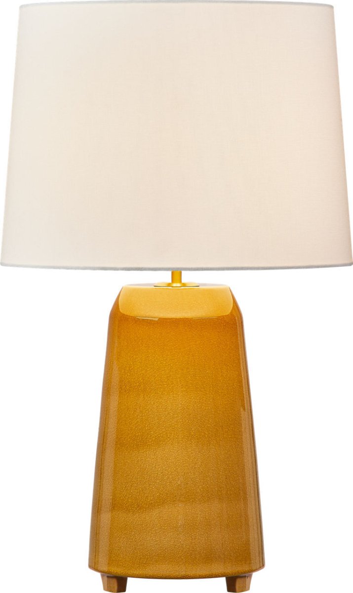 Lampe de table Nell - Miel craquelé by Visual Comfort Studio | Luminaires & cie