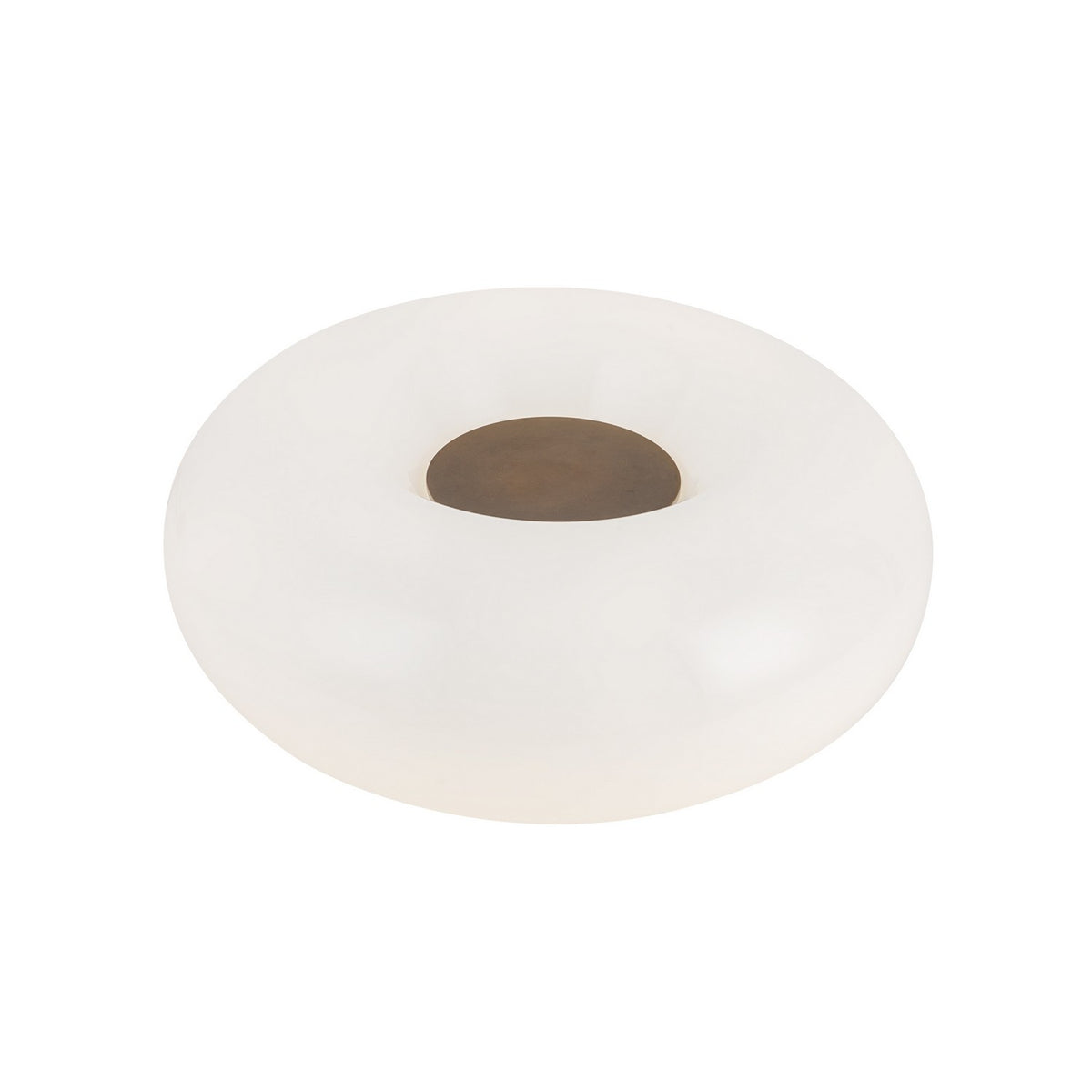 Lampe de table Nimbus Laiton vieilli / Verre opale, 12 5/8" – vue 2