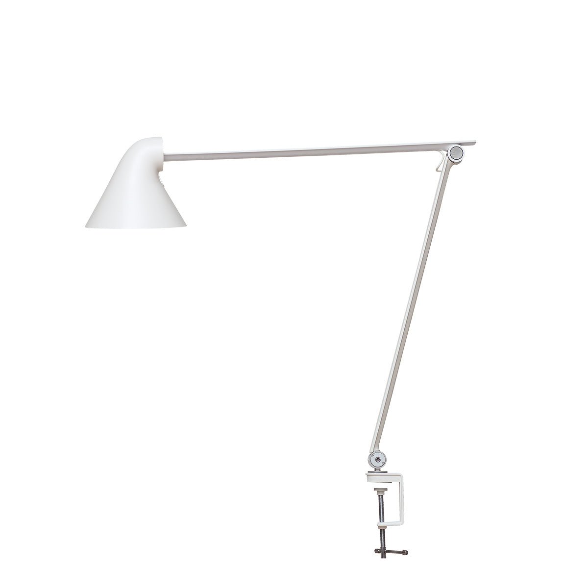 Lampe de table NJP - Blanc Clip 3000K (Blanc Doux) by Louis Poulsen | Luminaires & cie