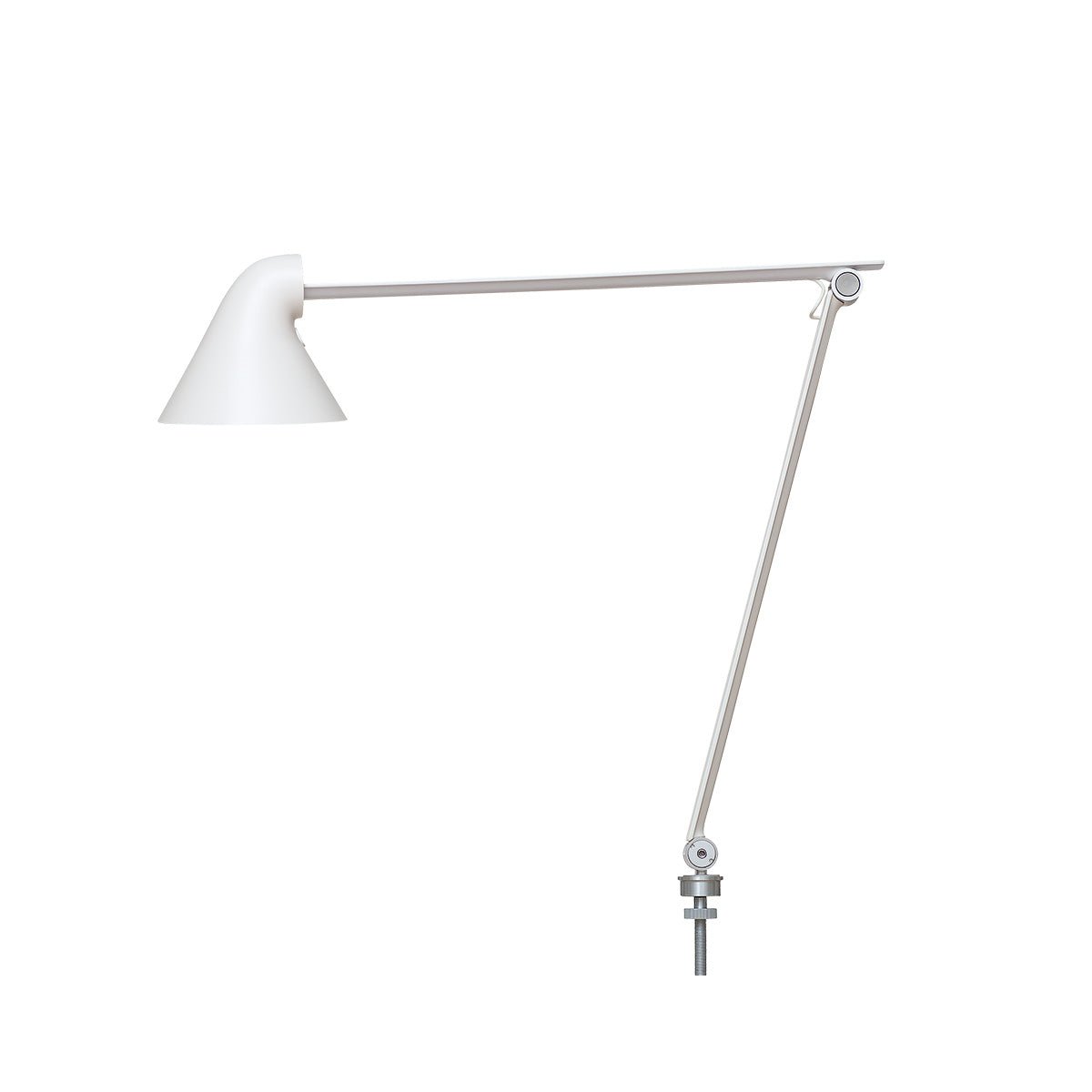 Lampe de table NJP - Blanc Vissable 3000K (Blanc Doux) by Louis Poulsen | Luminaires & cie