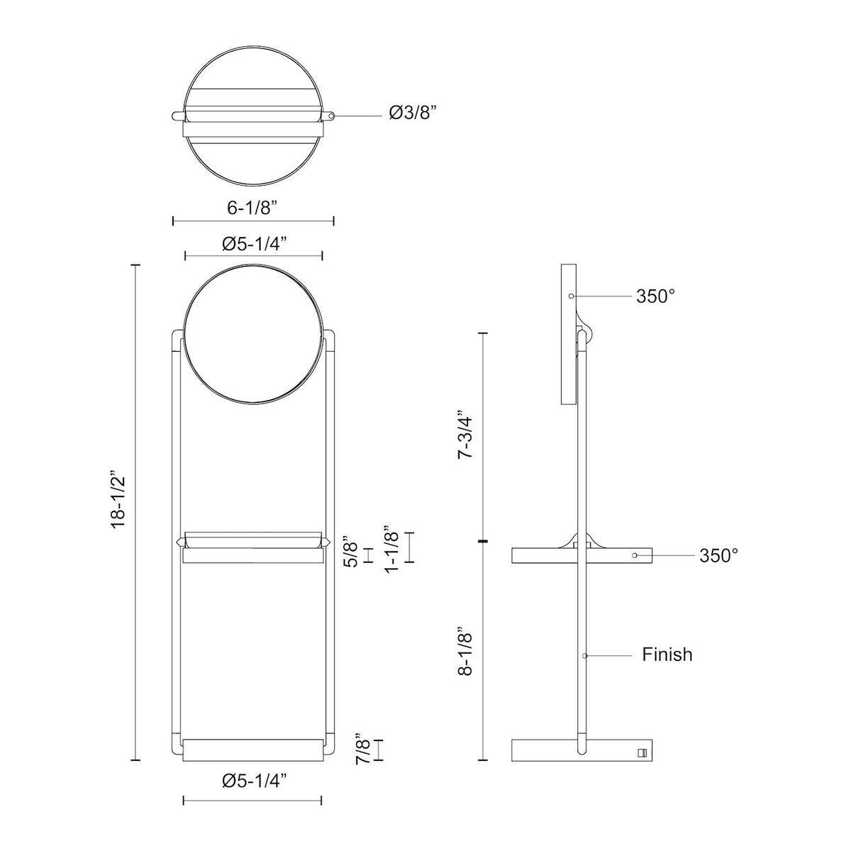 Lampe de table Novel – vue 4