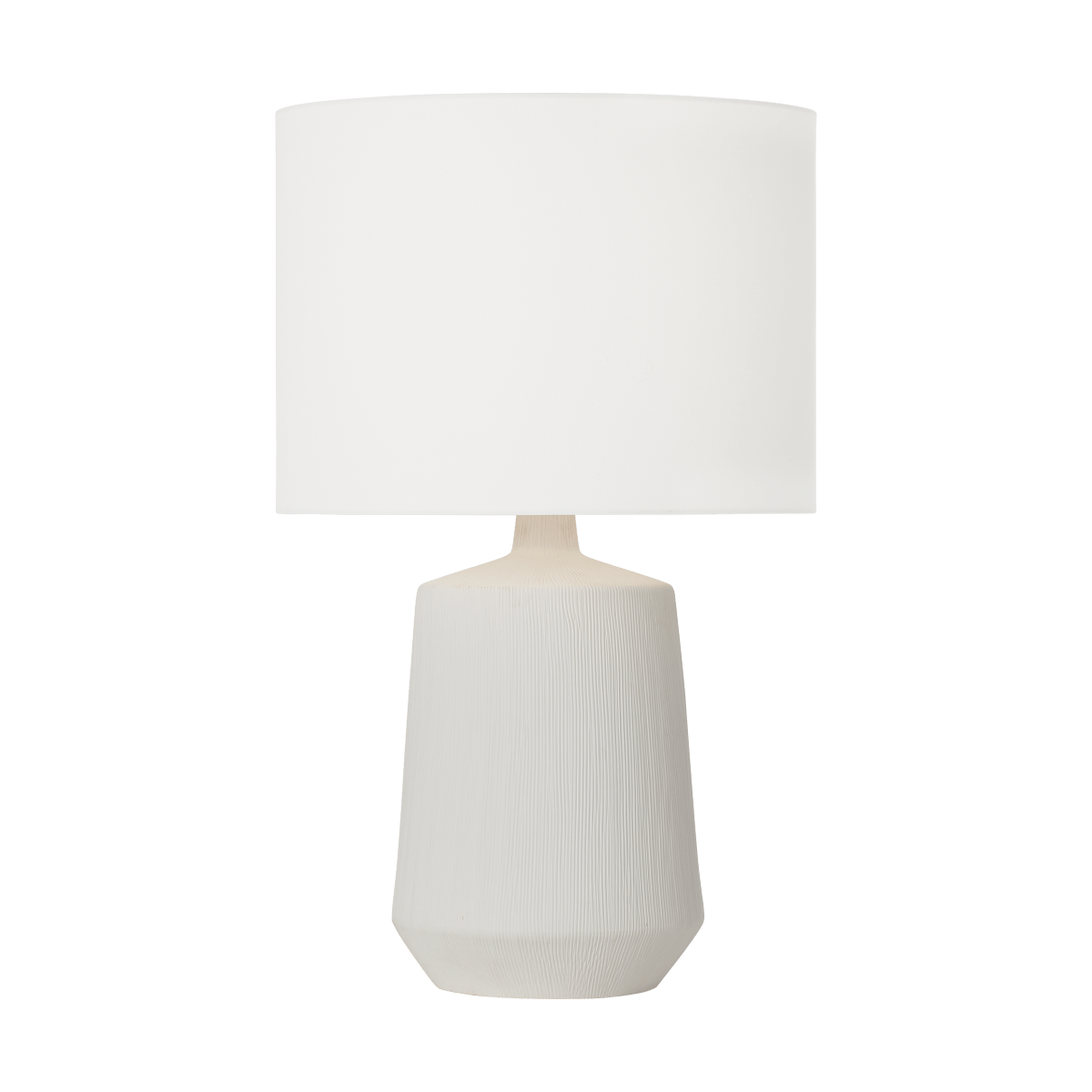 Lampe de table Panola - Céramique blanche mate by Visual Comfort Studio | Luminaires & cie