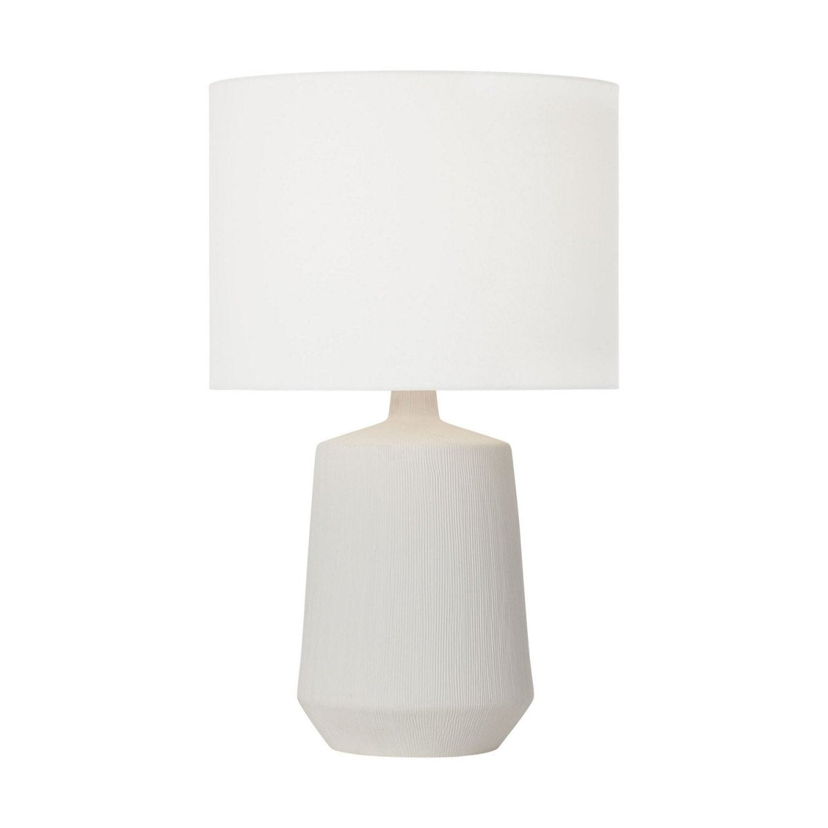 Lampe de table Panola - Céramique blanc mat by Visual Comfort Studio | Luminaires & cie