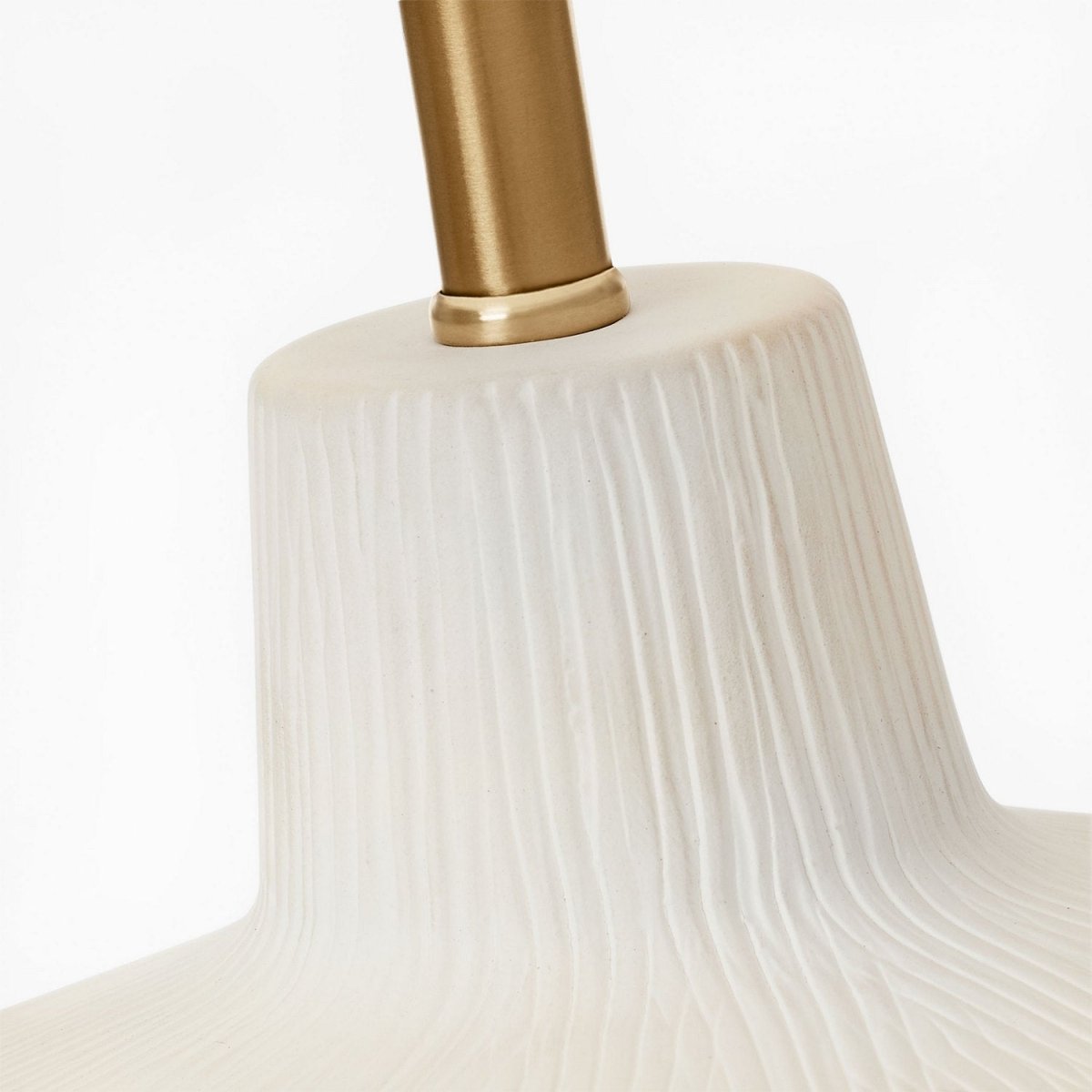 Lampe de table Panola - Céramique noire rugueuse by Visual Comfort Studio | Luminaires & cie