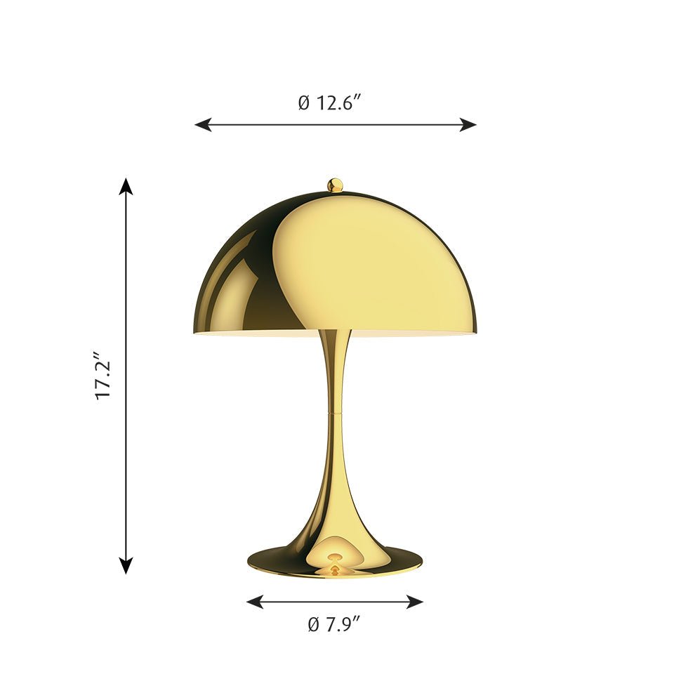Lampe de table Panthella 320 - Acrylique blanc opale by Louis Poulsen | Luminaires & cie