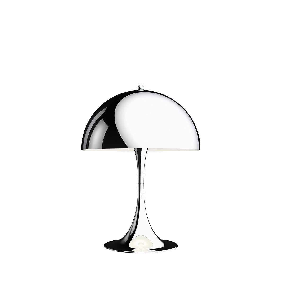Lampe de table Panthella 320 - Chrome by Louis Poulsen | Luminaires & cie
