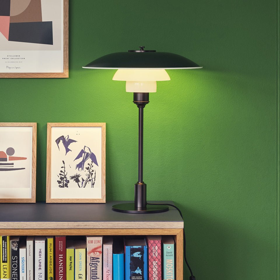 Lampe de table PH 3½ - 2½ Colour - Vert by Louis Poulsen | Luminaires & cie