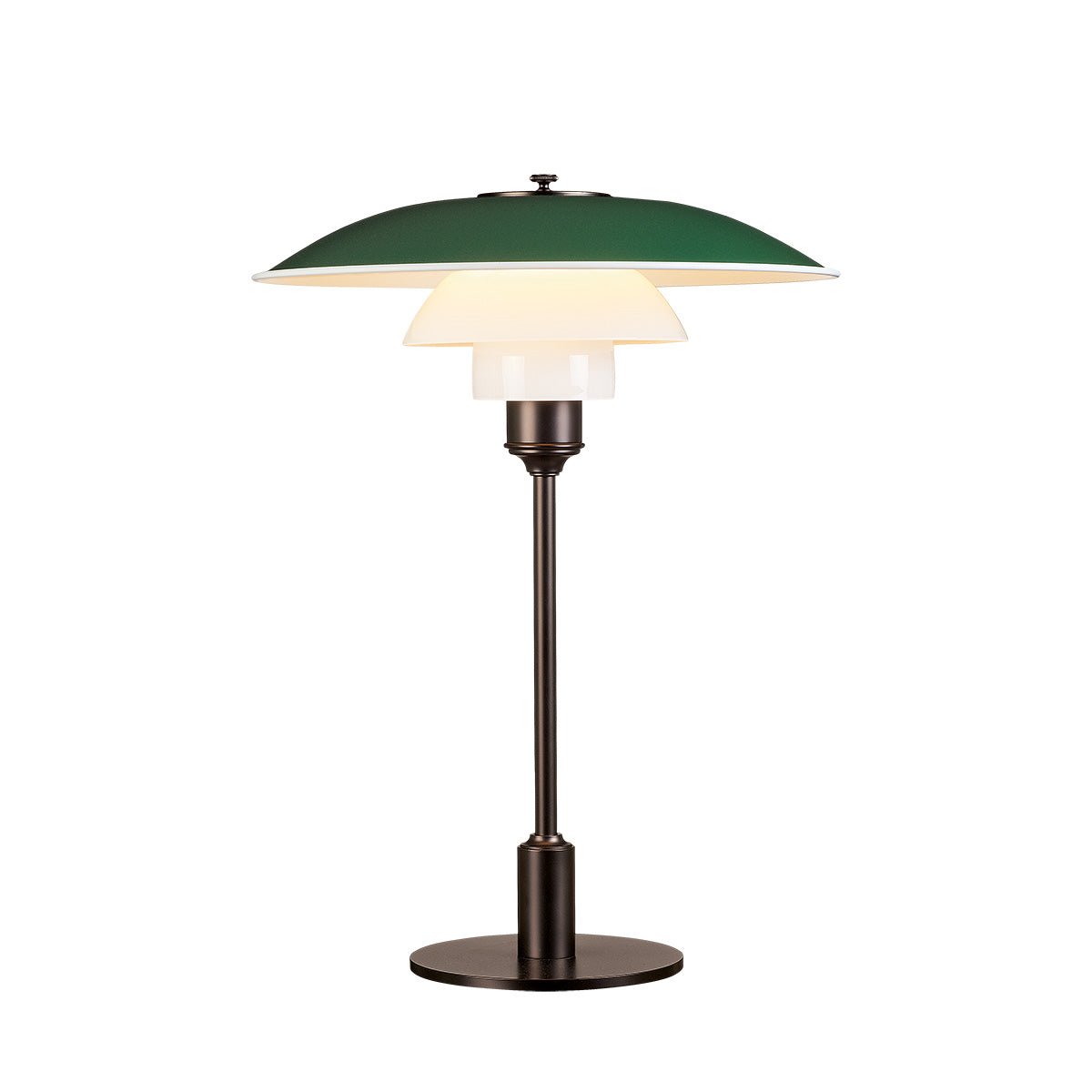 Lampe de table PH 3½ - 2½ Colour - Vert by Louis Poulsen | Luminaires & cie