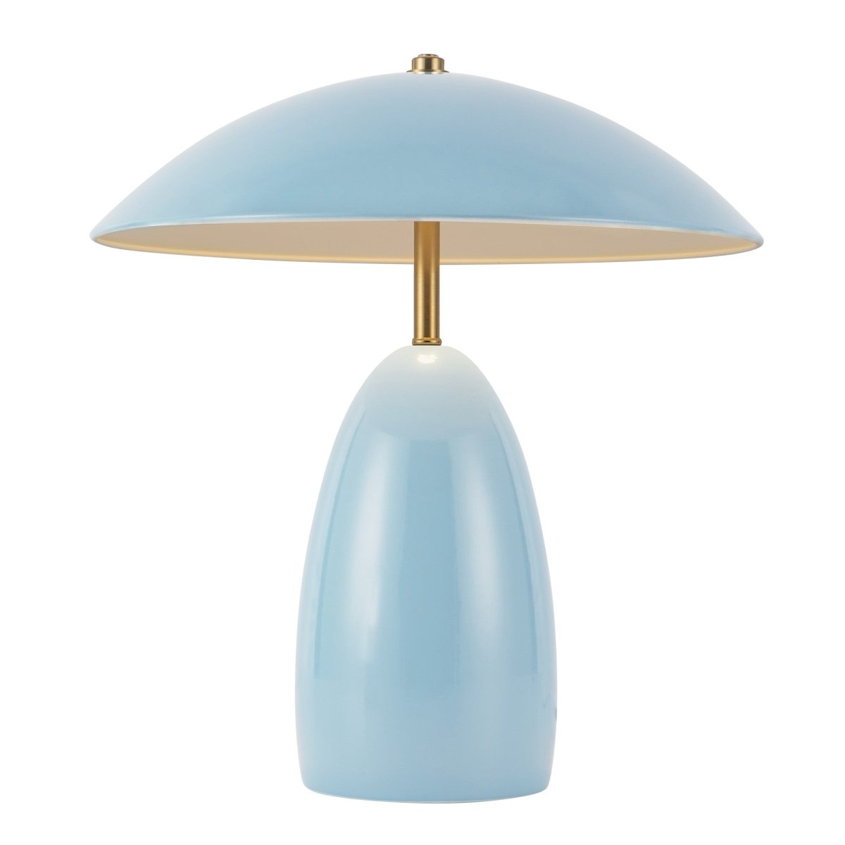 Lampe de table Poppy - Azuré 12" by Alora Lighting | Luminaires & cie