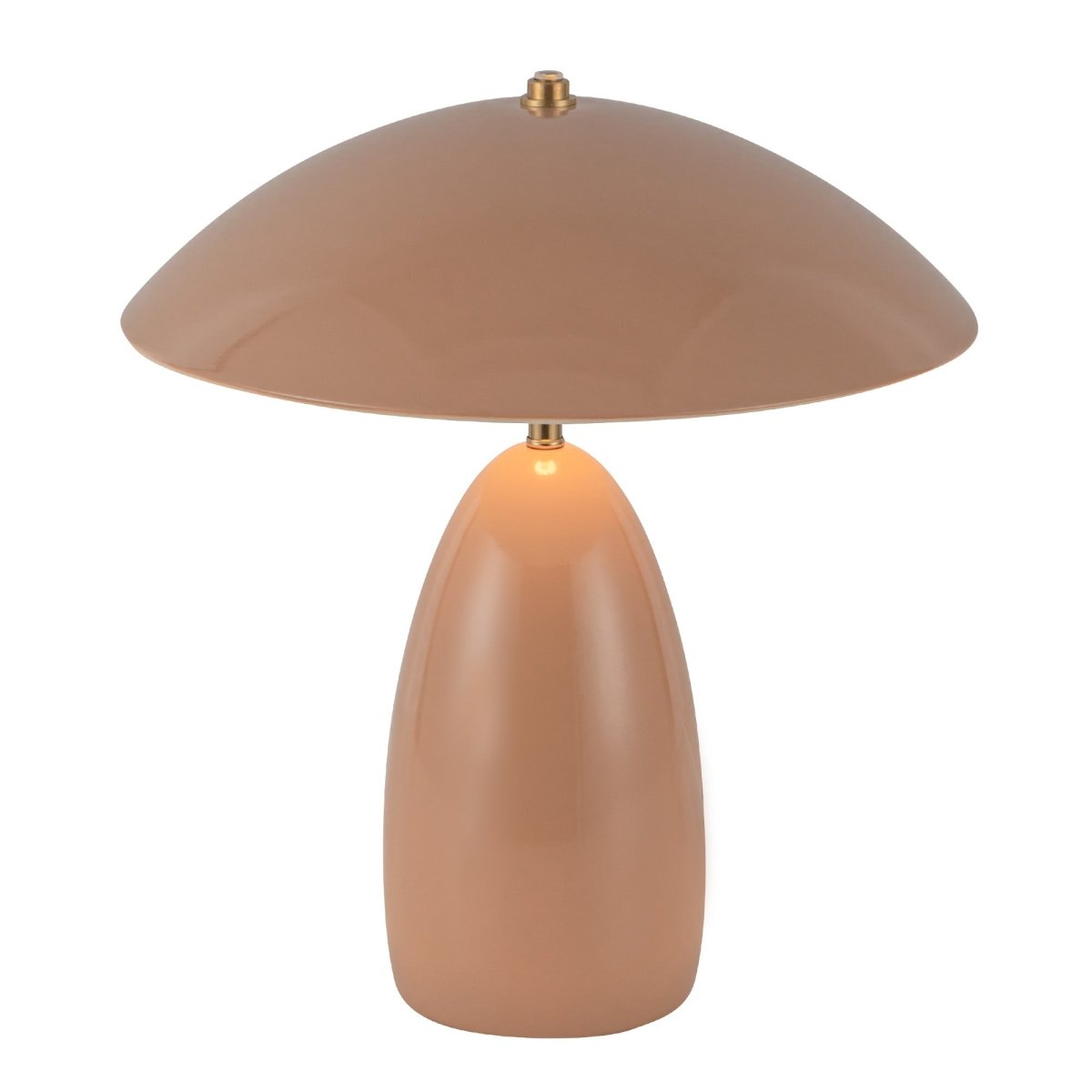 Lampe de table Poppy - Pêche 12" by Alora Lighting | Luminaires & cie