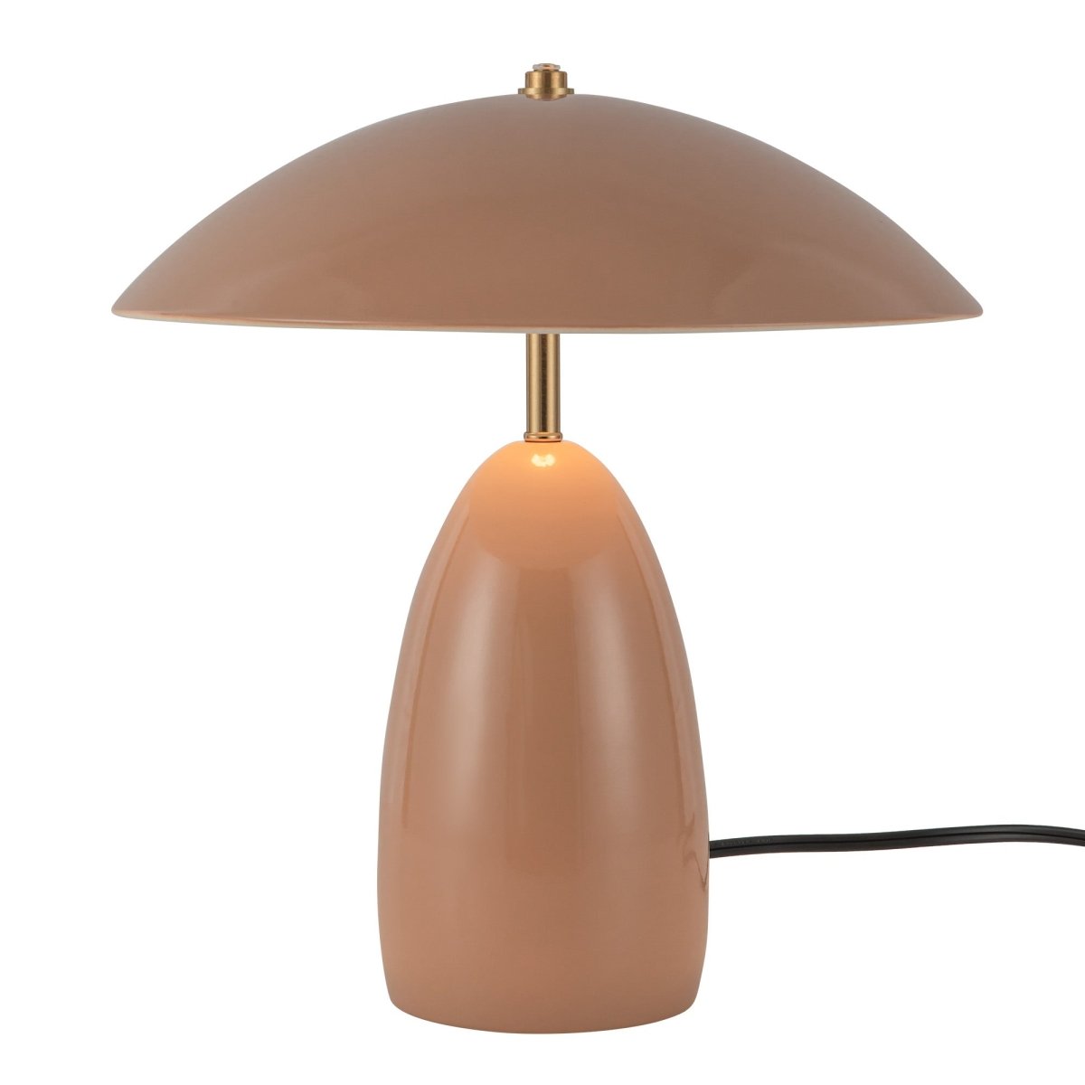 Lampe de table Poppy - Pêche 12" by Alora Lighting | Luminaires & cie