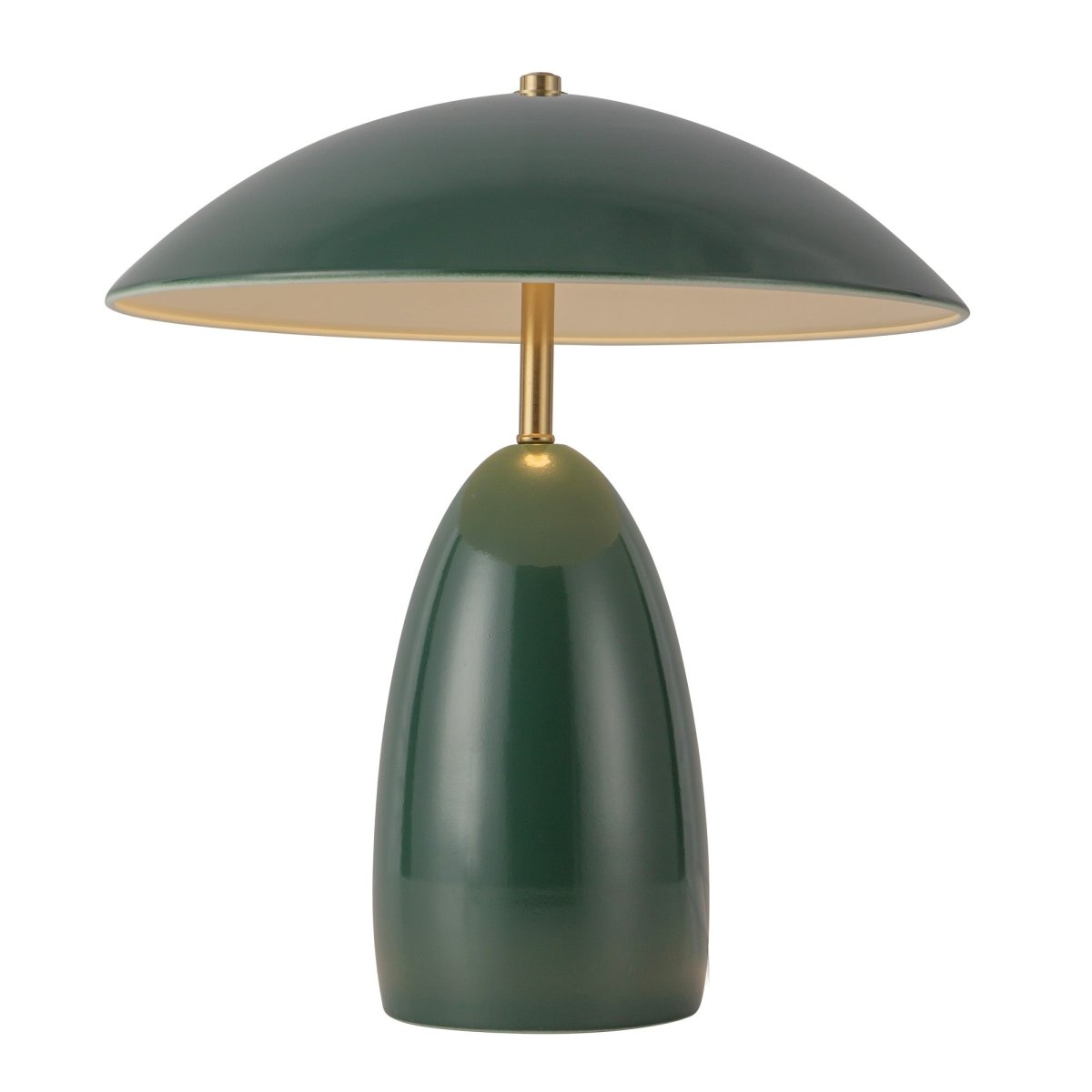 Lampe de table Poppy - Green 12" by Alora Lighting | Luminaires & cie