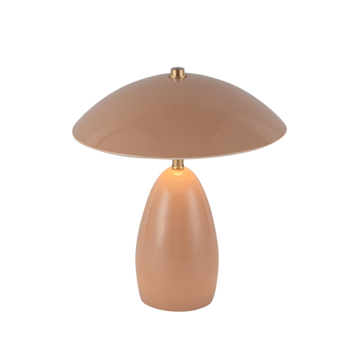 Lampe de table Poppy - Pêche 9 1/8" by Alora Lighting | Luminaires & cie