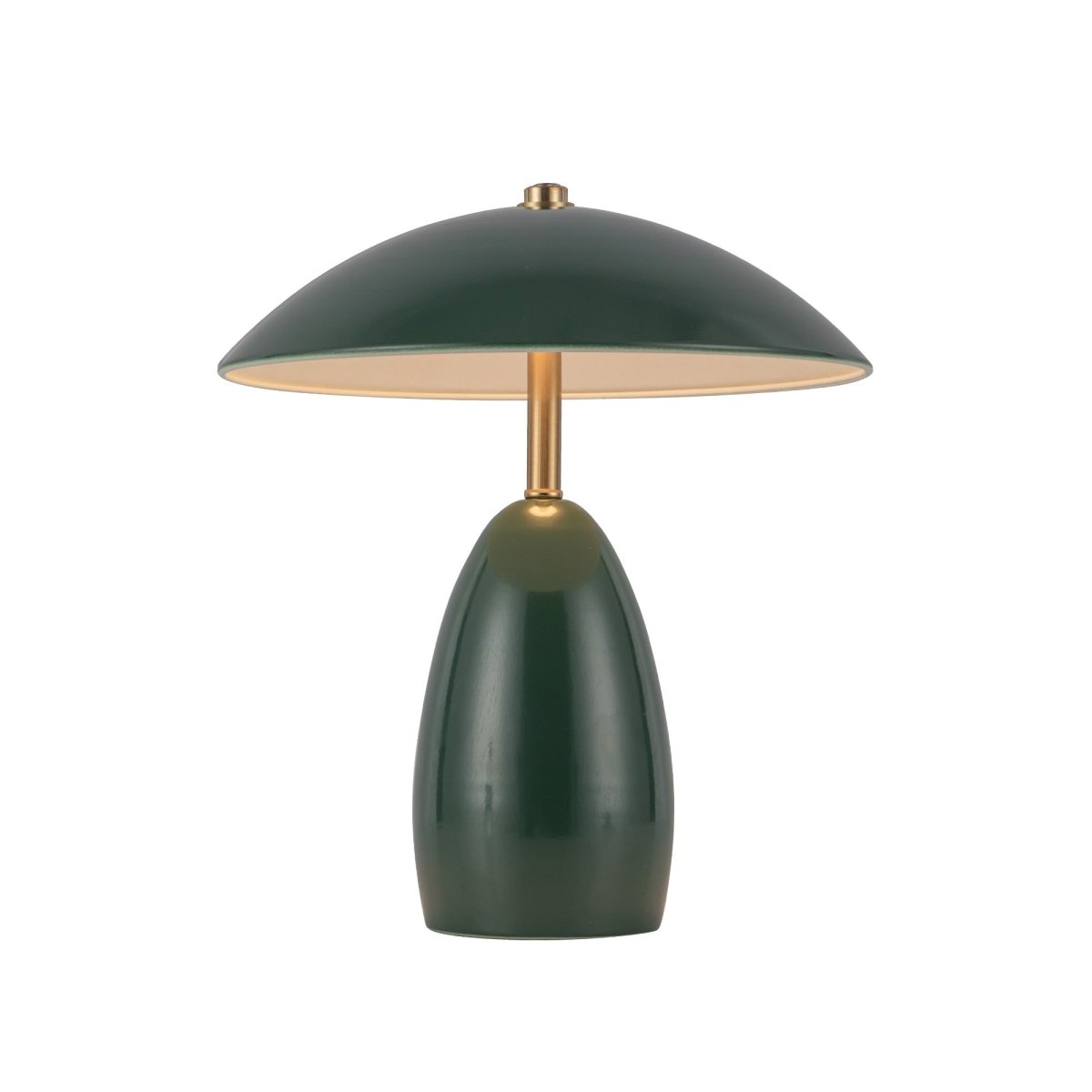Lampe de table Poppy - Green 9 1/8" by Alora Lighting | Luminaires & cie