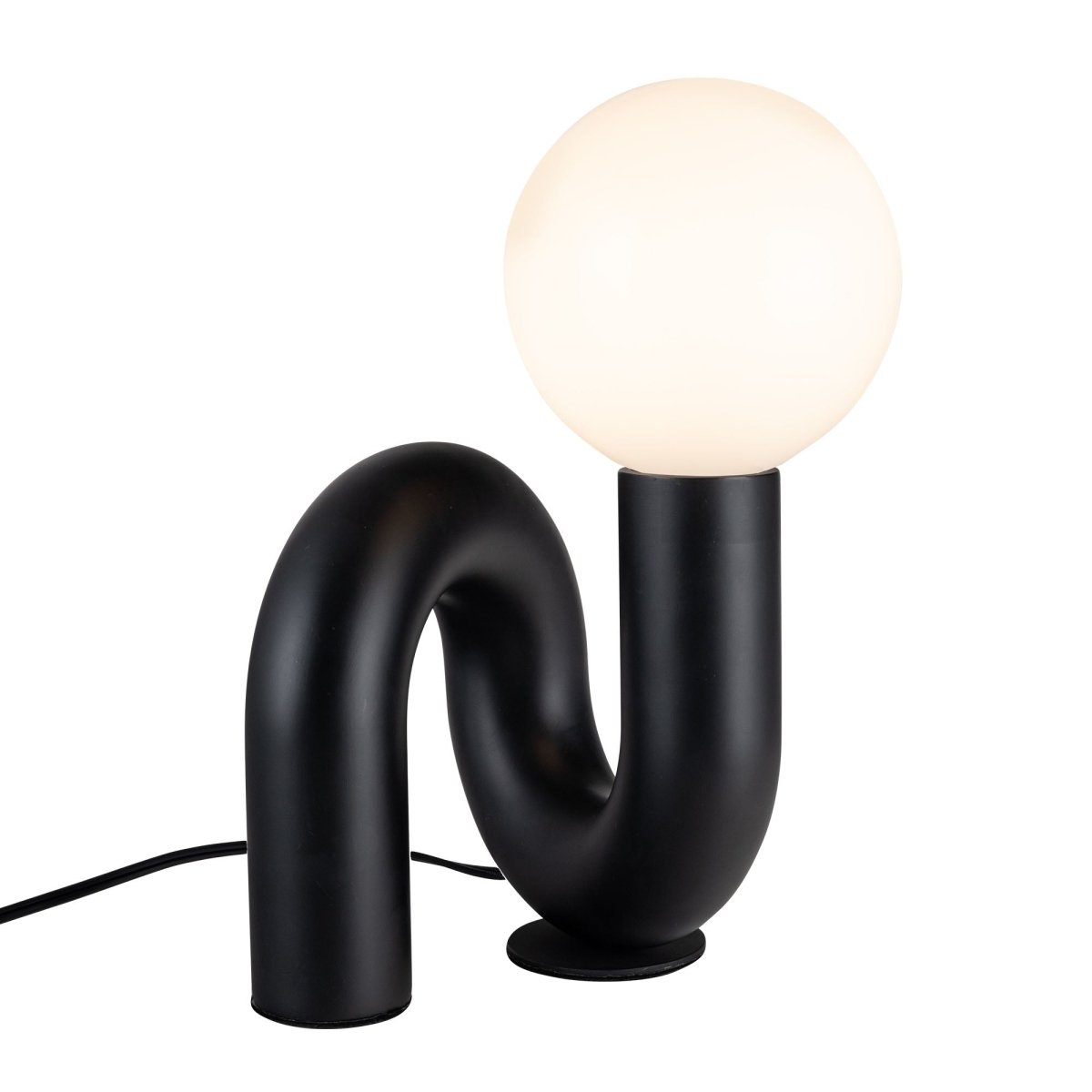 Lampe de table Sadie - Noir brillant by Alora Lighting | Luminaires & cie