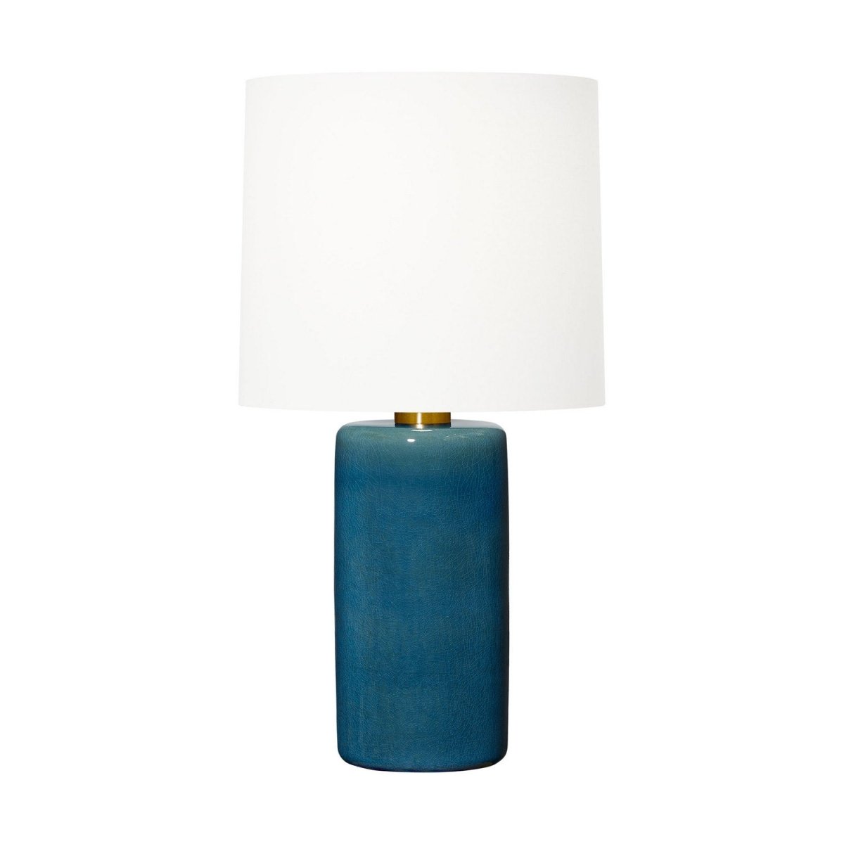 Lampe de table Shanghai - Craquelé océan profond by Visual Comfort Studio | Luminaires & cie