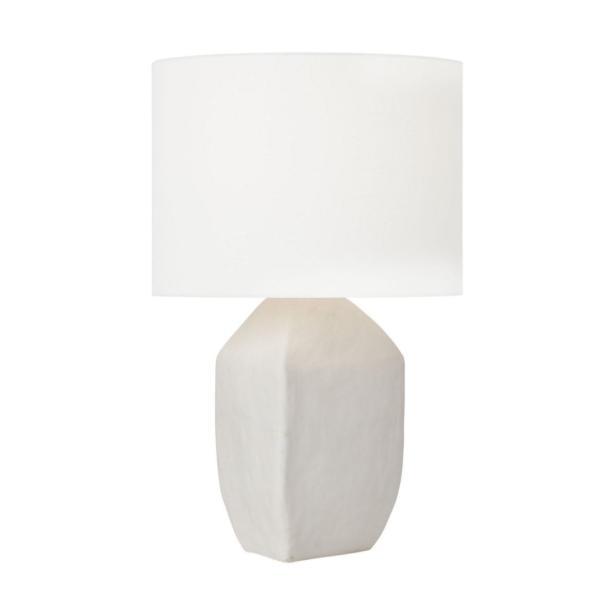 Lampe de table Sybert - Céramique blanc mat by Visual Comfort Studio | Luminaires & cie