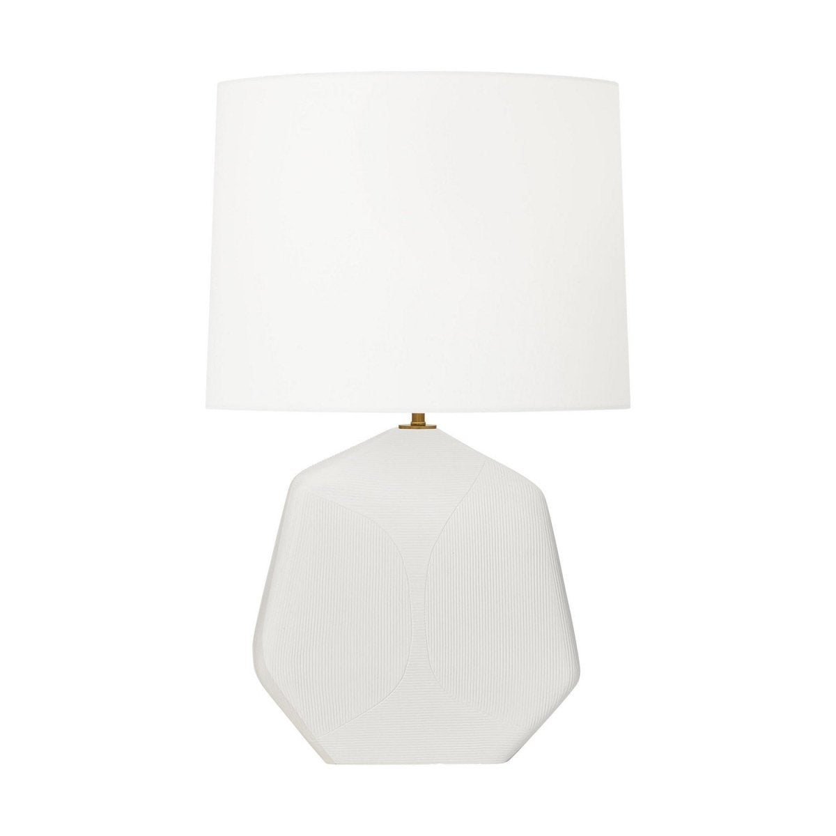 Lampe de table Tallulah - Céramique blanc mat by Visual Comfort Studio | Luminaires & cie