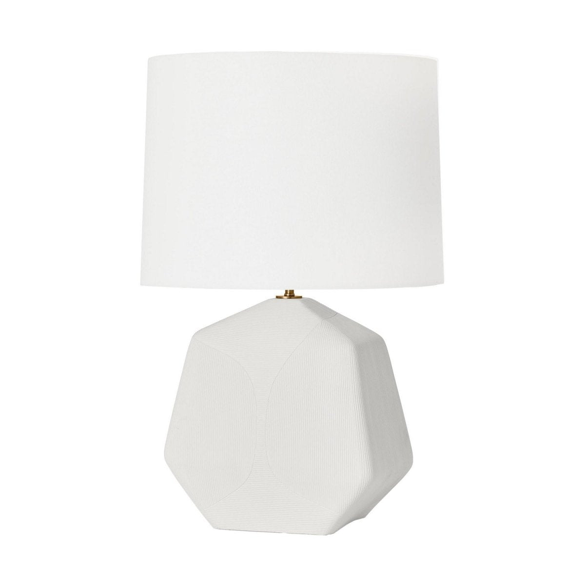 Lampe de table Tallulah - Céramique noire rugueuse by Visual Comfort Studio | Luminaires & cie