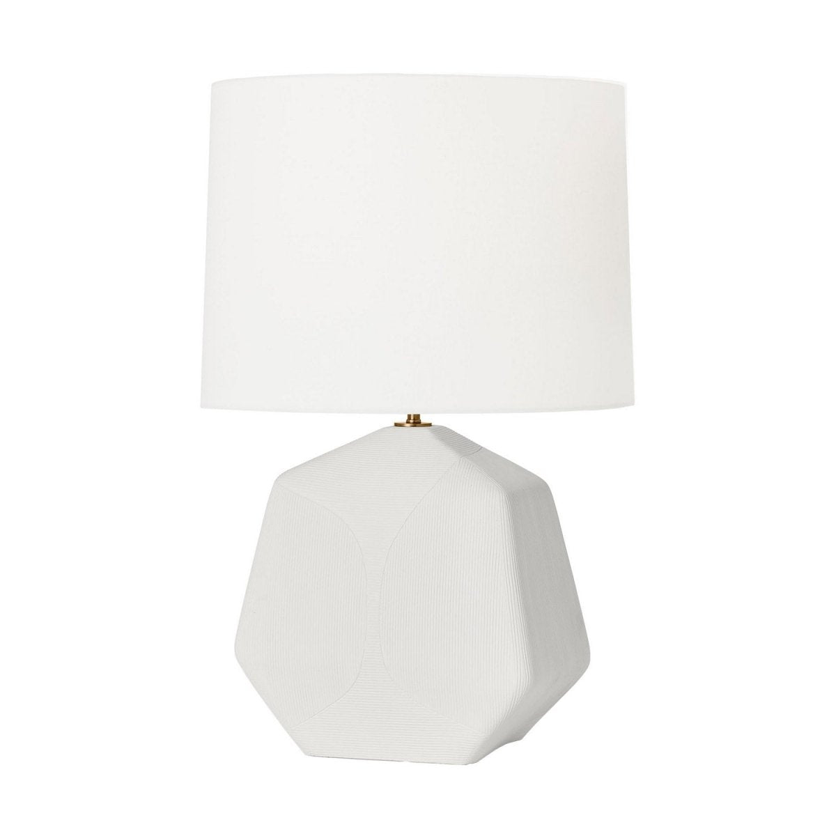 Lampe de table Tallulah - Céramique noire rugueuse by Visual Comfort Studio | Luminaires & cie