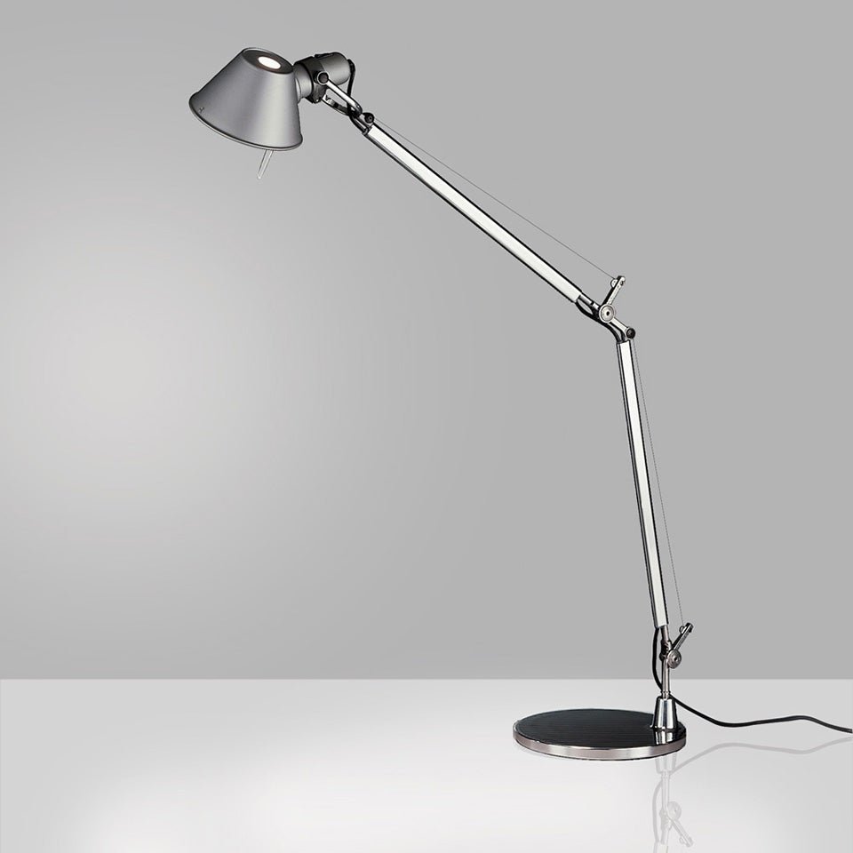 Lampe de table Tolomeo - Classique / avec Base Aluminium 1 x 100W Medium E26 / A - 15 by Artemide | Luminaires & cie