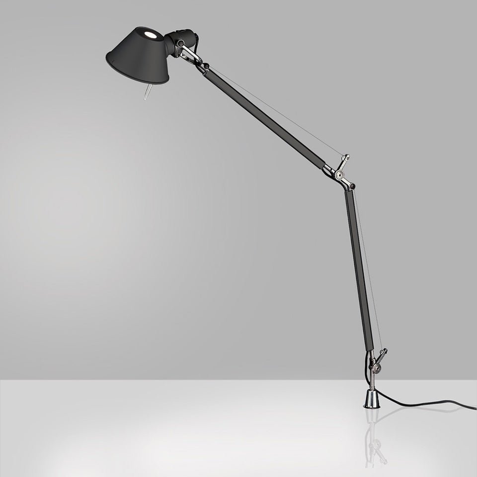 Lampe de table Tolomeo - Classique / intégré Noir 1 x 100W Medium E26 / A - 15 by Artemide | Luminaires & cie