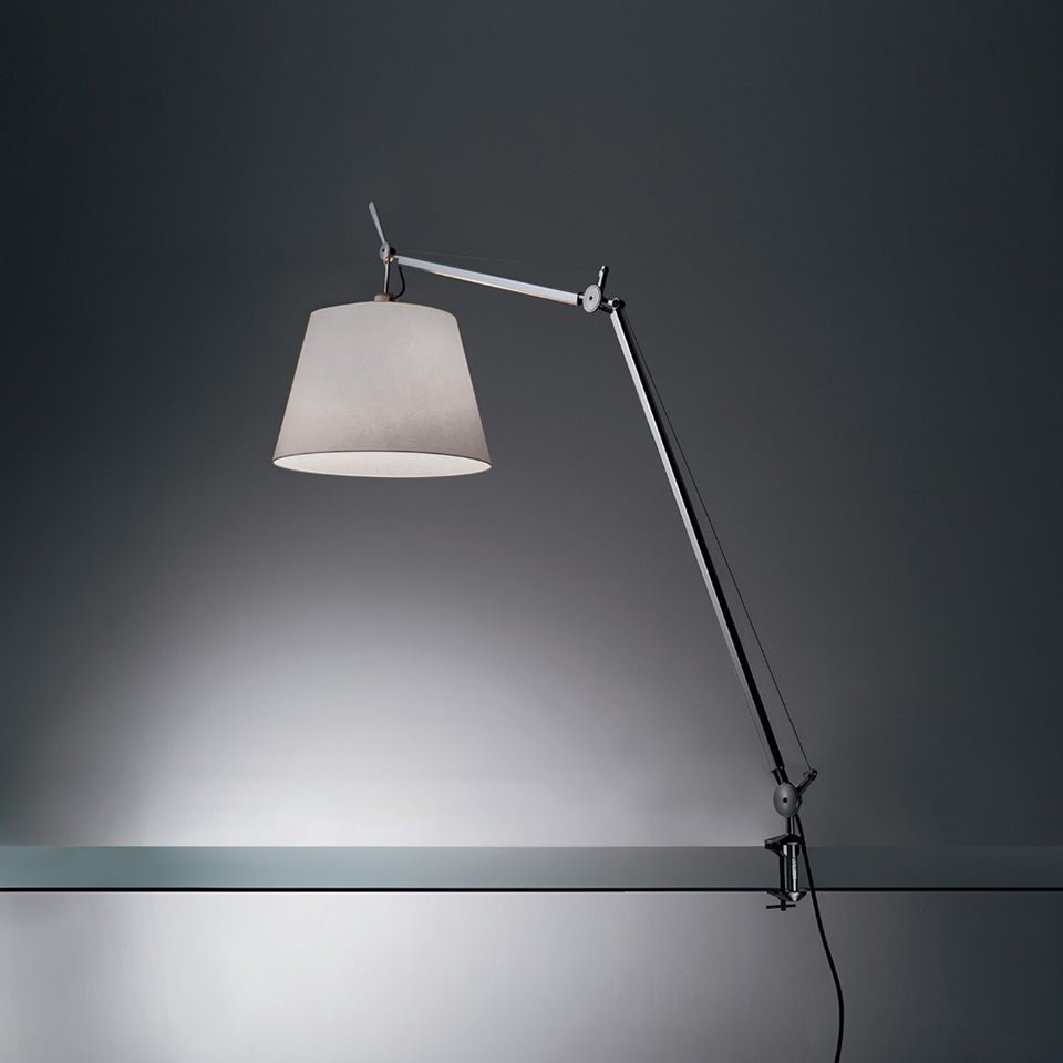 Lampe de table Tolomeo MEGA - Fibre 14" 1 x A - 19 / Medium E26 / 100W max by Artemide | Luminaires & cie