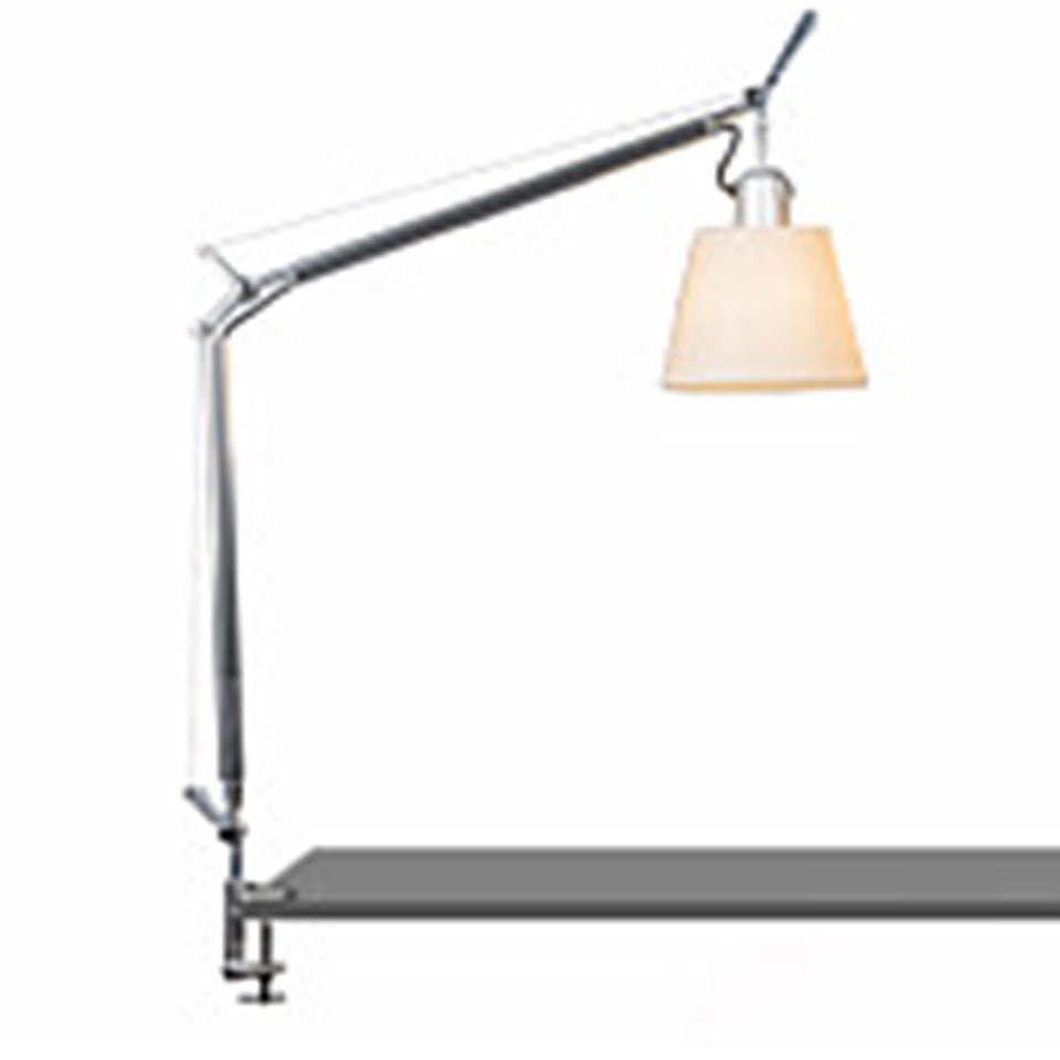 Lampe de table Tolomeo Shade - Parchemin Pince by Artemide | Luminaires & cie