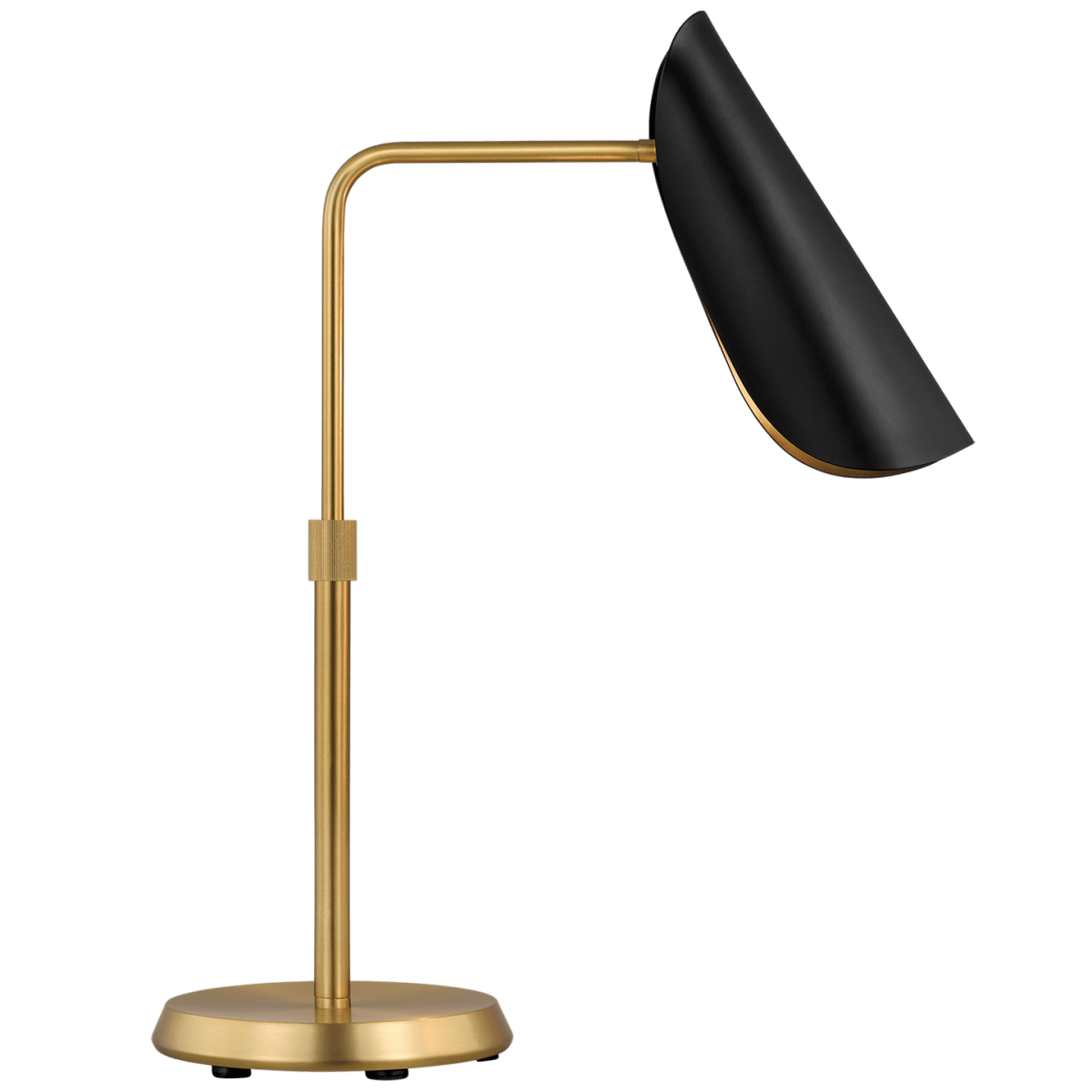Lampe de table Tresa - Noir de minuit et laiton brunis 15" by Visual Comfort Studio | Luminaires & cie