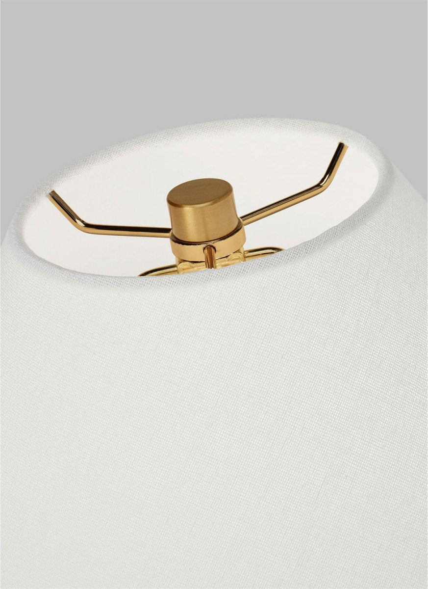 Lampe de table Veneto - Bleu moyen mat lavé 15" by Visual Comfort Studio | Luminaires & cie