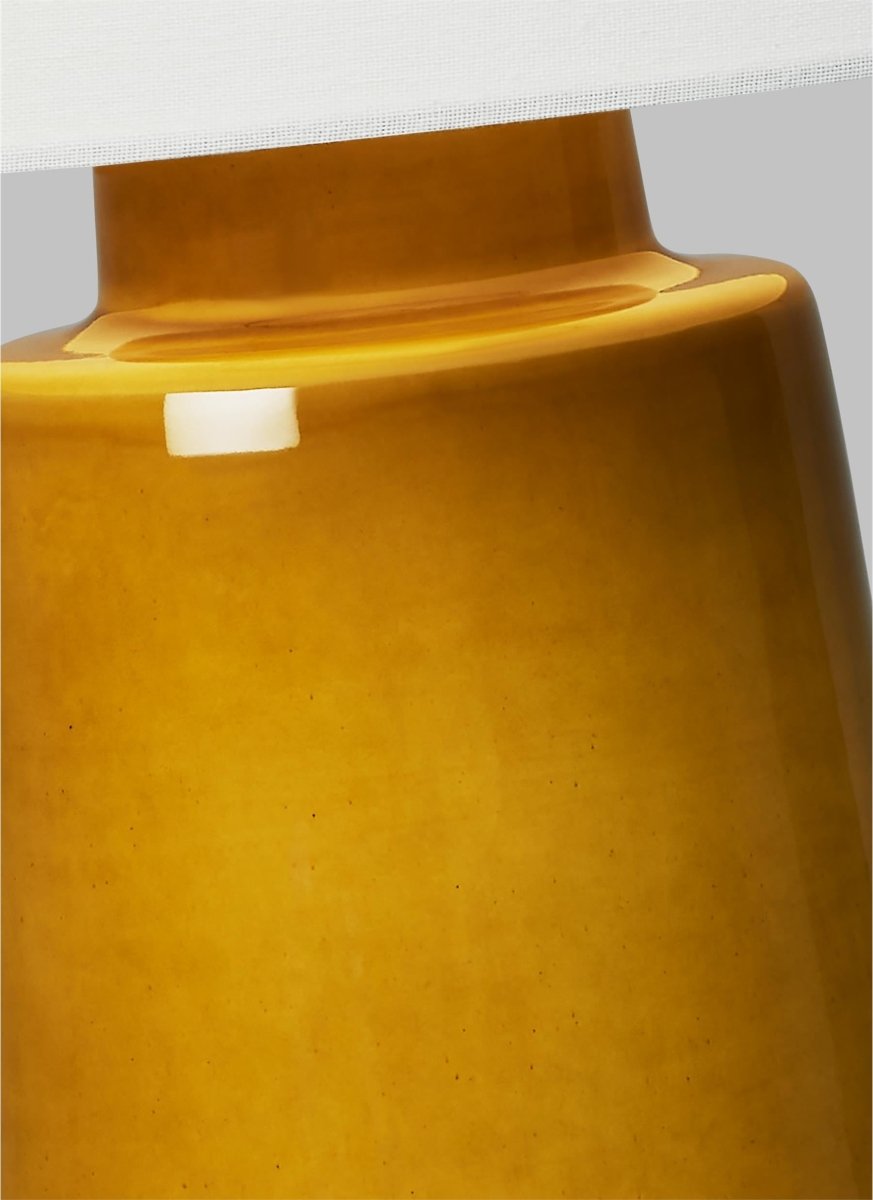 Lampe de table Vessel - Gris nacré 14" by Visual Comfort Studio | Luminaires & cie