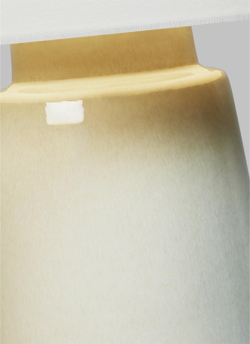 Lampe de table Vessel - Gris nacré 14" by Visual Comfort Studio | Luminaires & cie