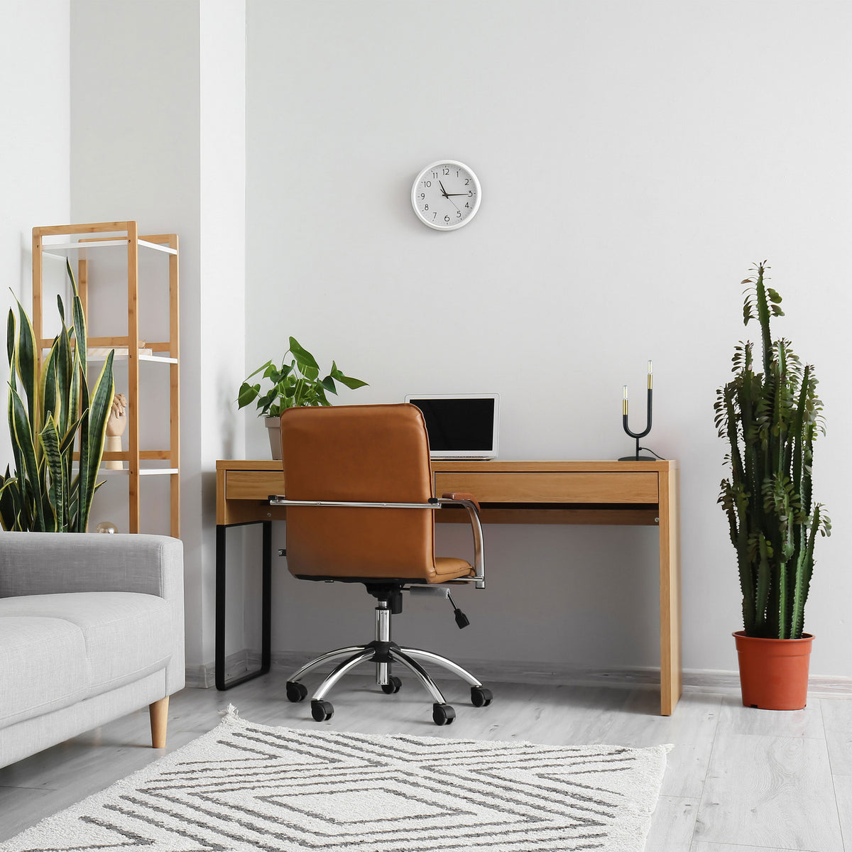 Lampe de table Wand Noir mat et Laiton vieilli – vue 2