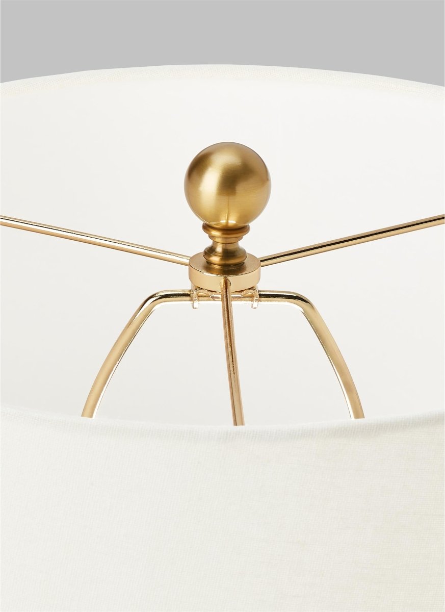 Lampe de table Waveland - Angle givré by Visual Comfort Studio | Luminaires & cie